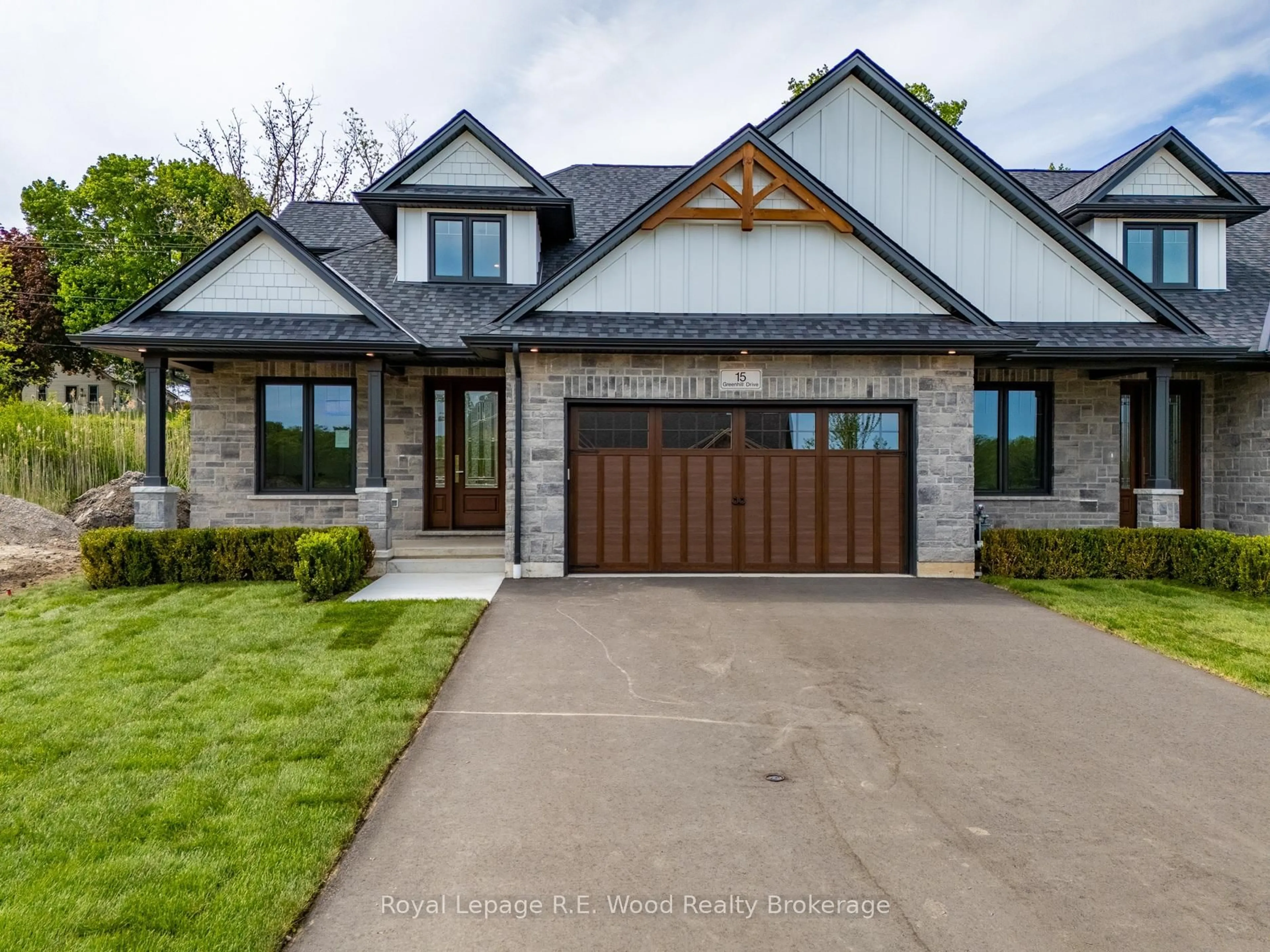 Home with brick exterior material, street for 15 Greenhill Dr, Tillsonburg Ontario N4G 2K6