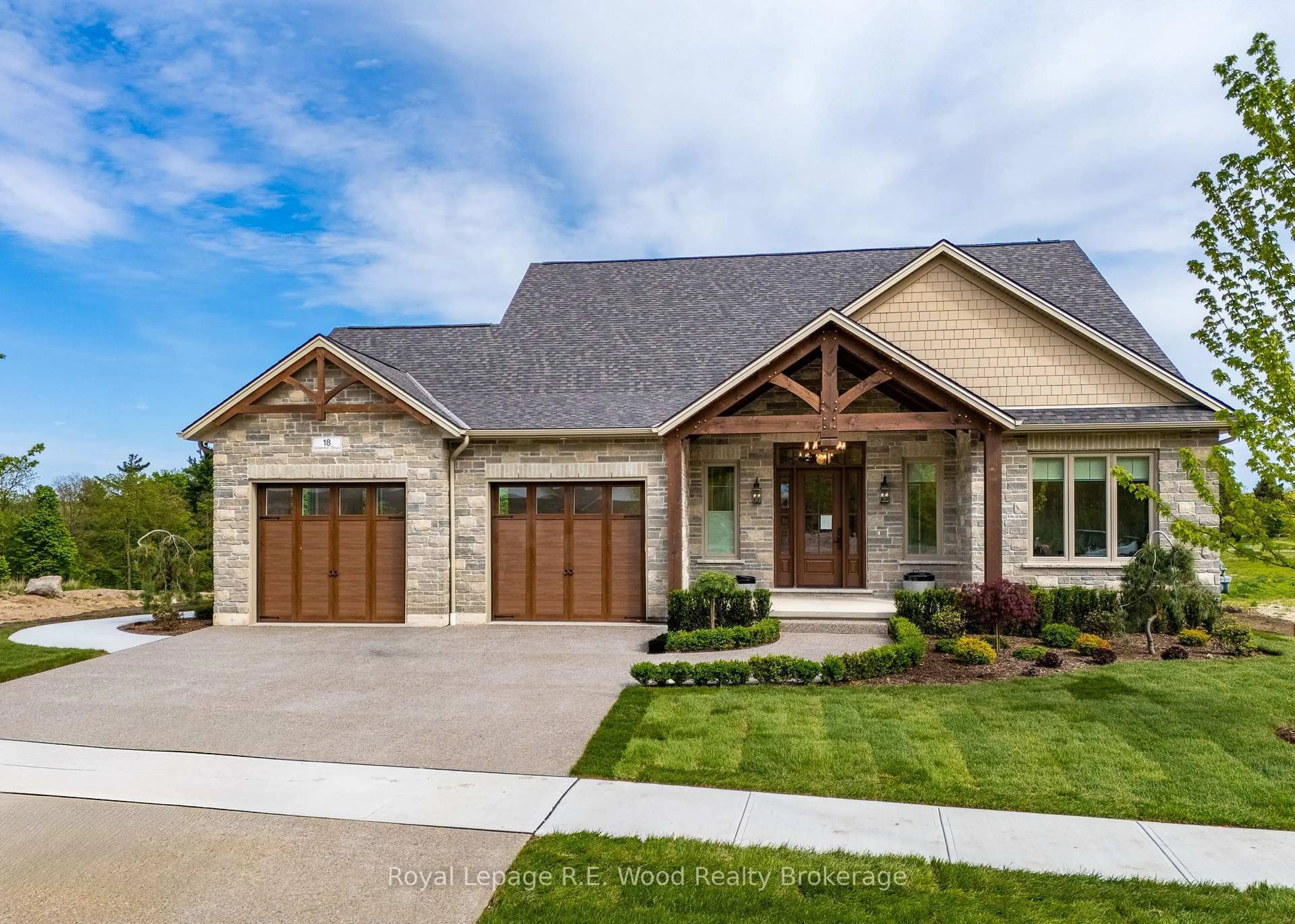 Home with brick exterior material, street for 18 Greenhill Dr, Tillsonburg Ontario N4G 2K6