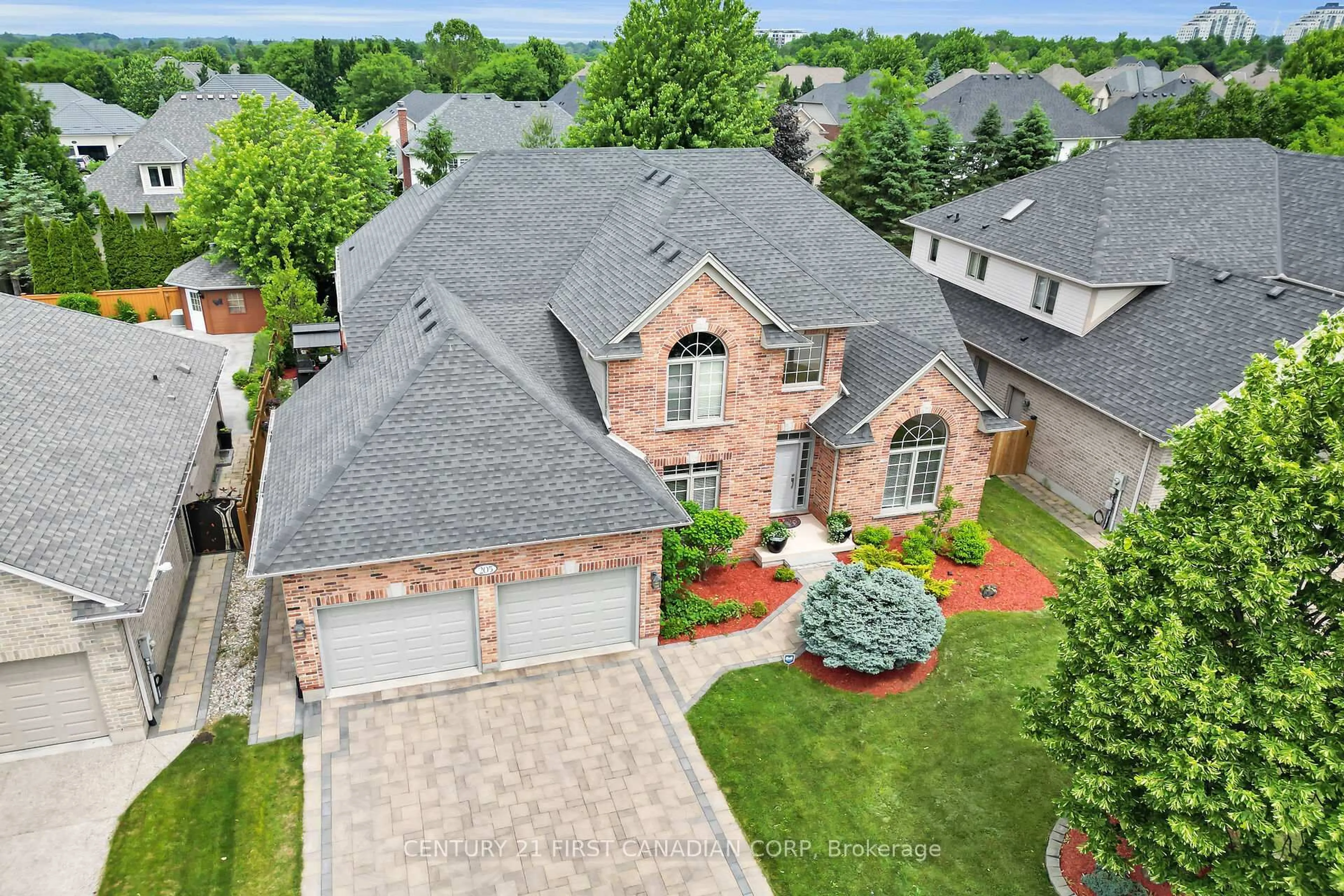 Home with brick exterior material, street for 205 EAST RIVERTRACE Walk, London North Ontario N6G 5L1