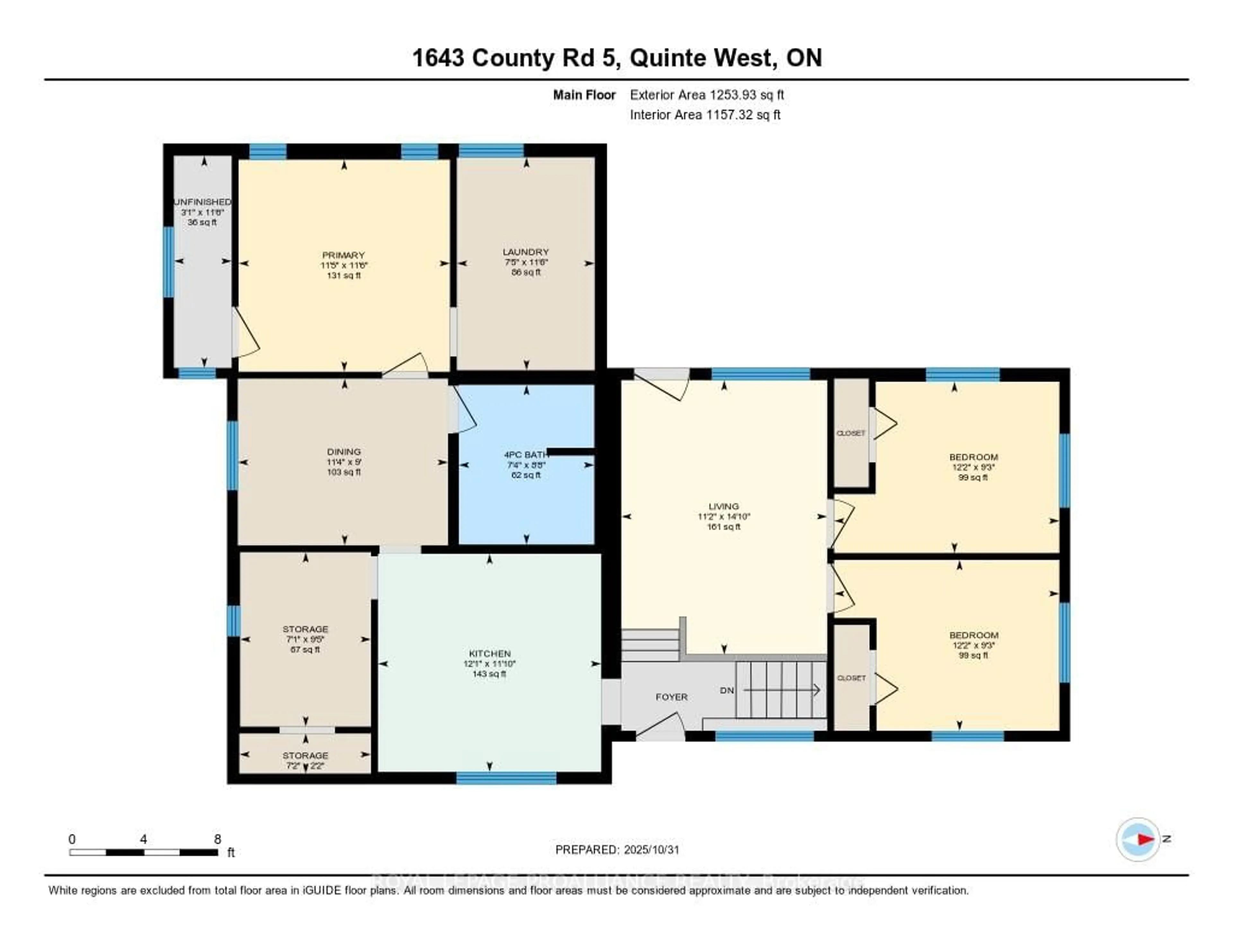 Floor plan for 1643 County Road 5, Hastings Ontario K0K 2C0