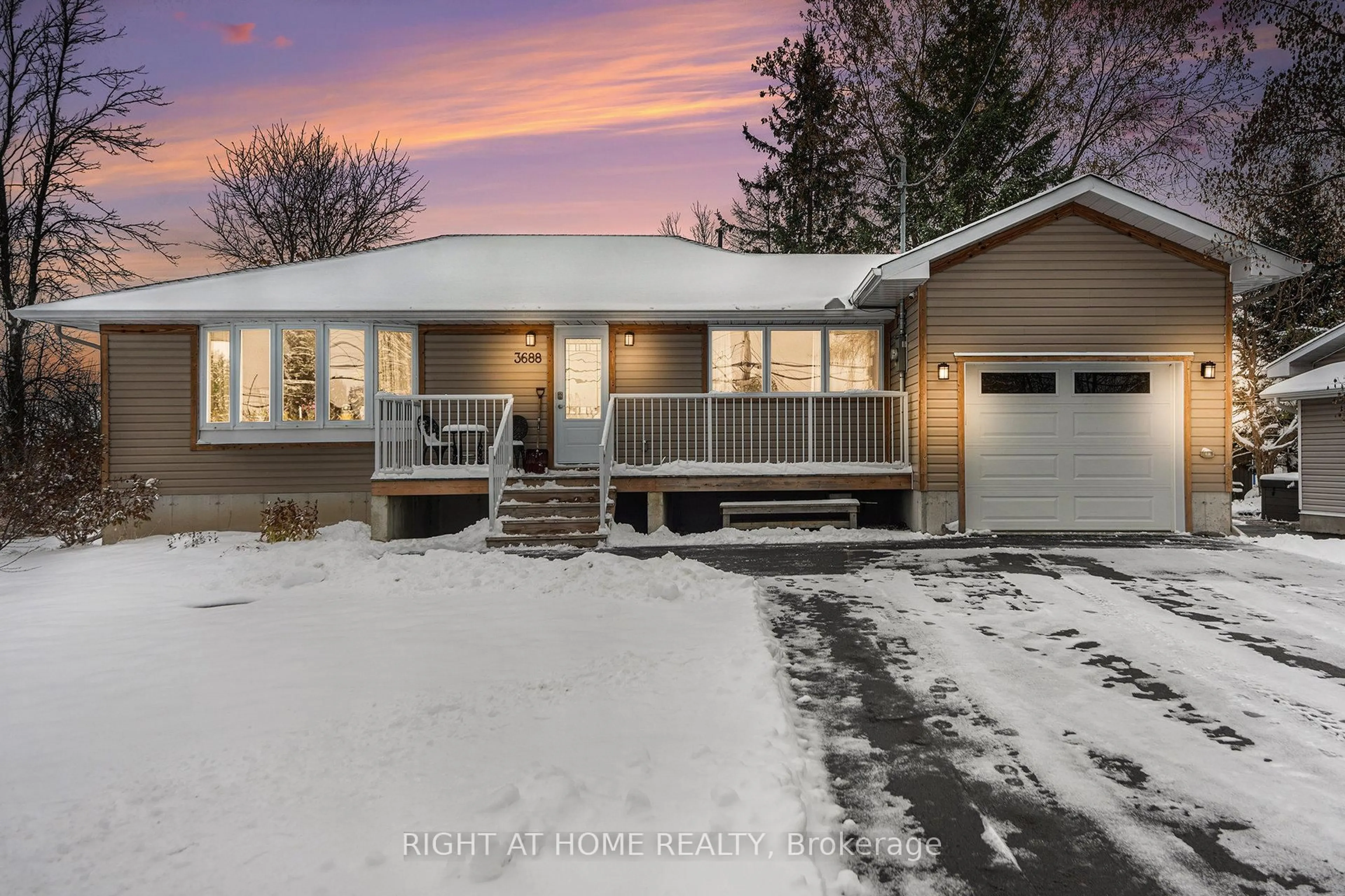 Home with vinyl exterior material, street for 3688 Principale St, Alfred and Plantagenet Ontario K0A 3K0