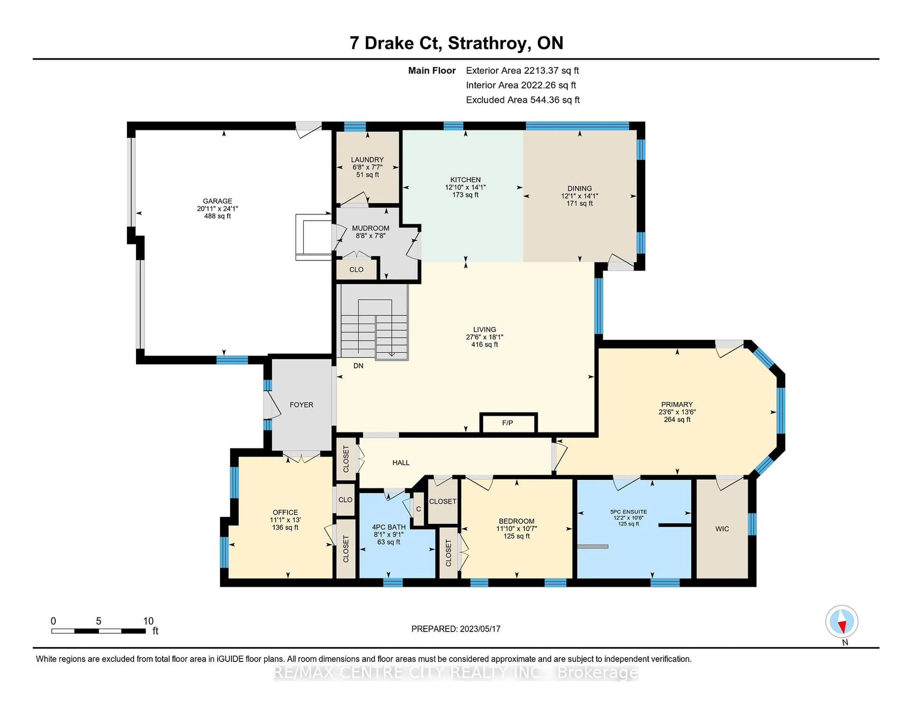 Floor plan for 7 Drake Crt, Strathroy-Caradoc Ontario N7G 0E1