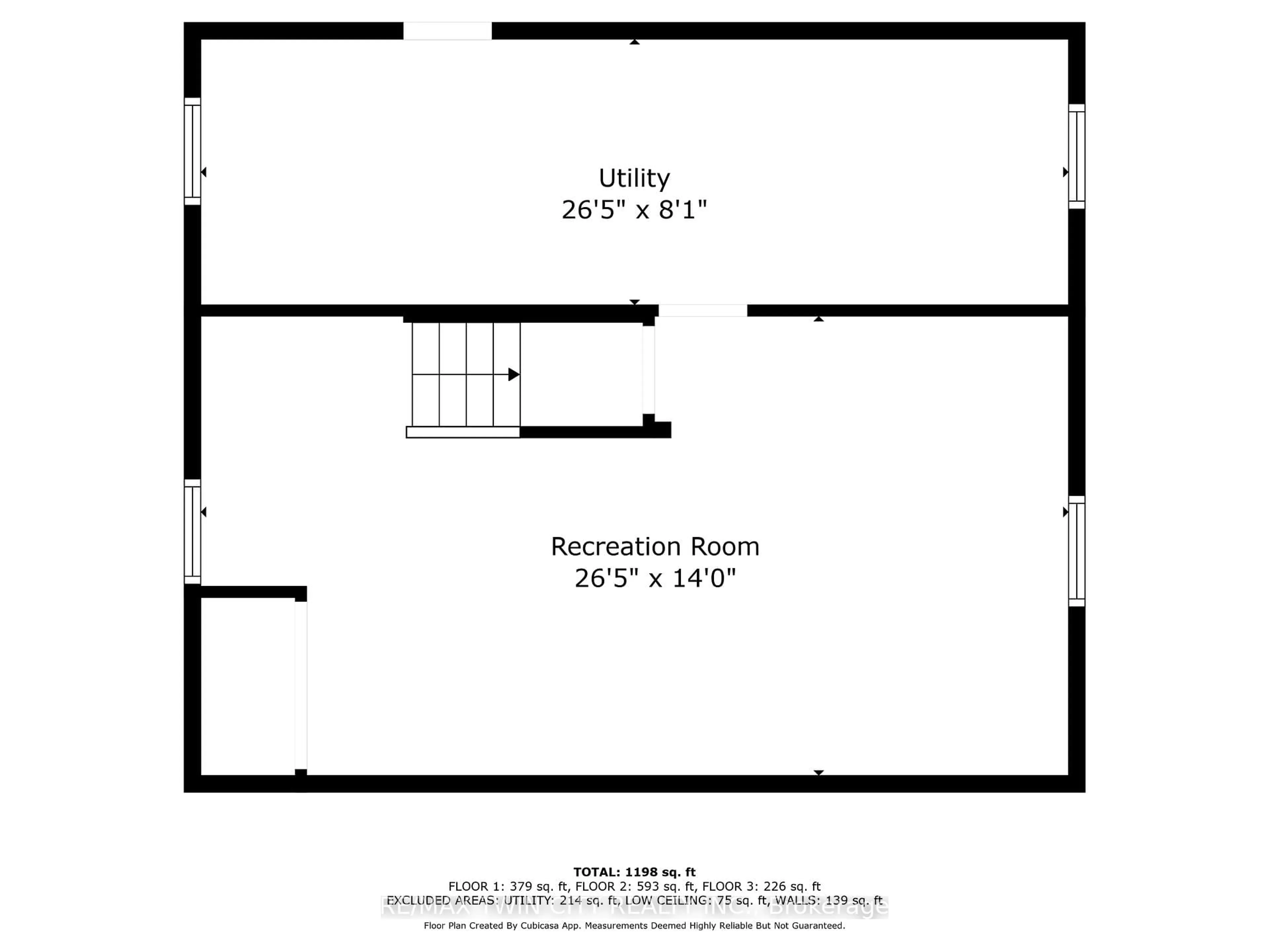 Floor plan for 493 St Paul Ave, Brantford Ontario N3R 4P4