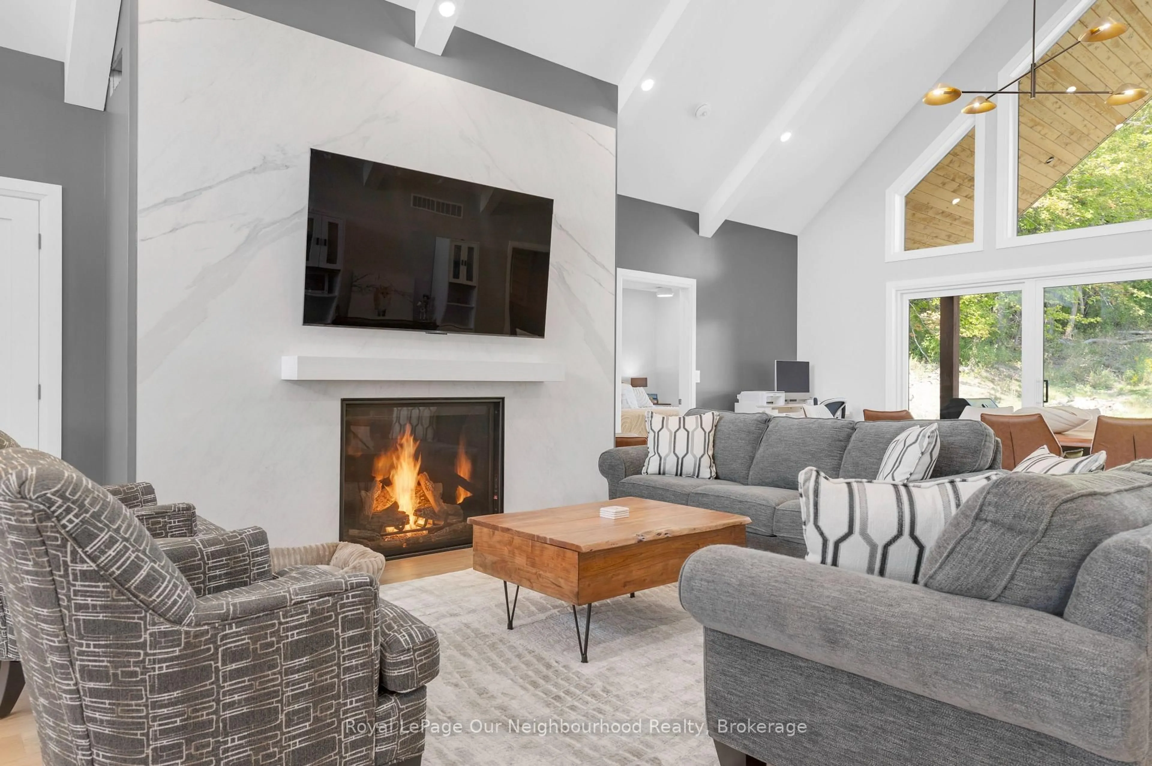 Living room with furniture, unknown for 12564 County Road 2 Rd, Alnwick/Haldimand Ontario K0K 1S0