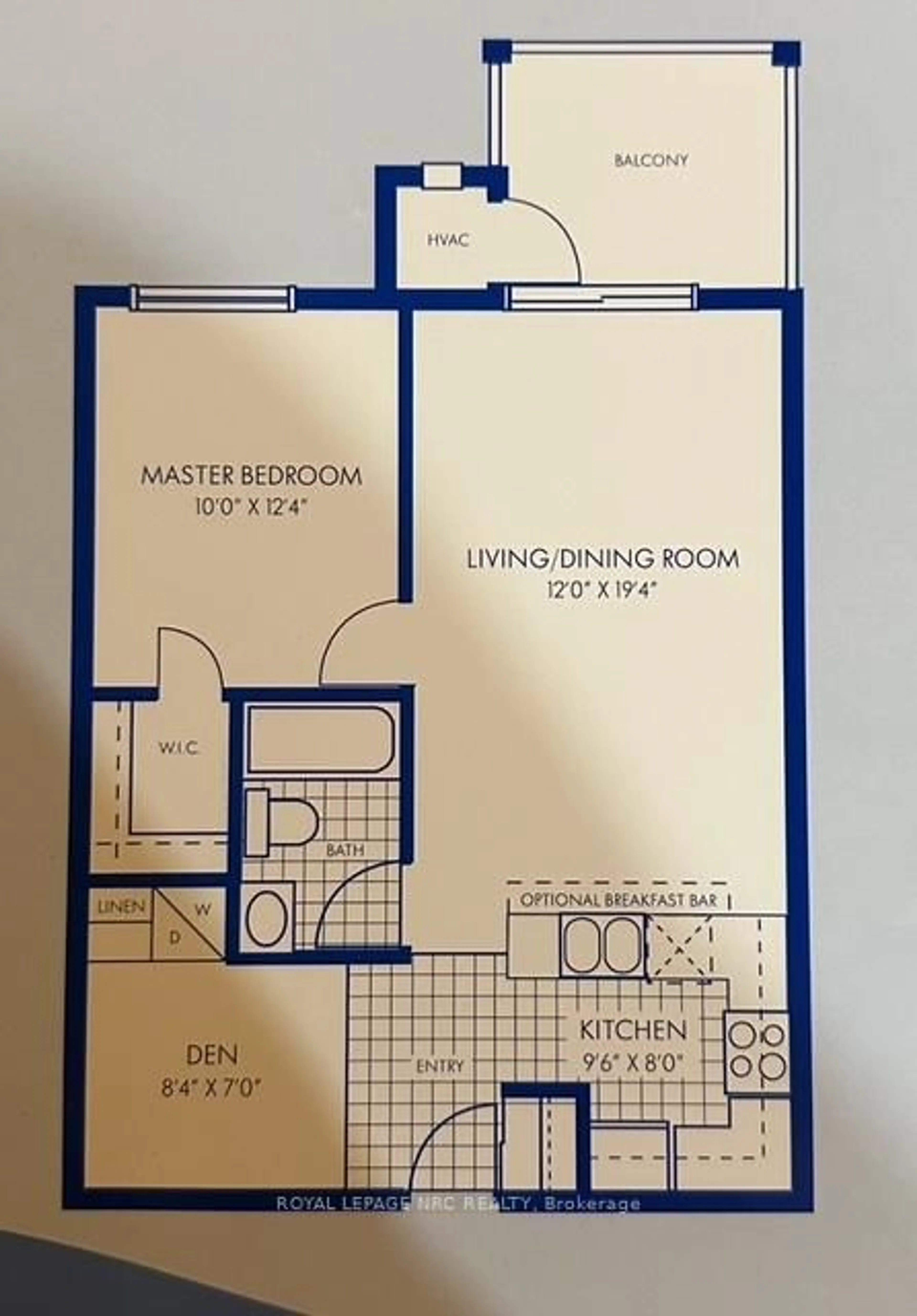 Floor plan for 330 PRINCE CHARLES Dr #1309, Welland Ontario L3C 7B3