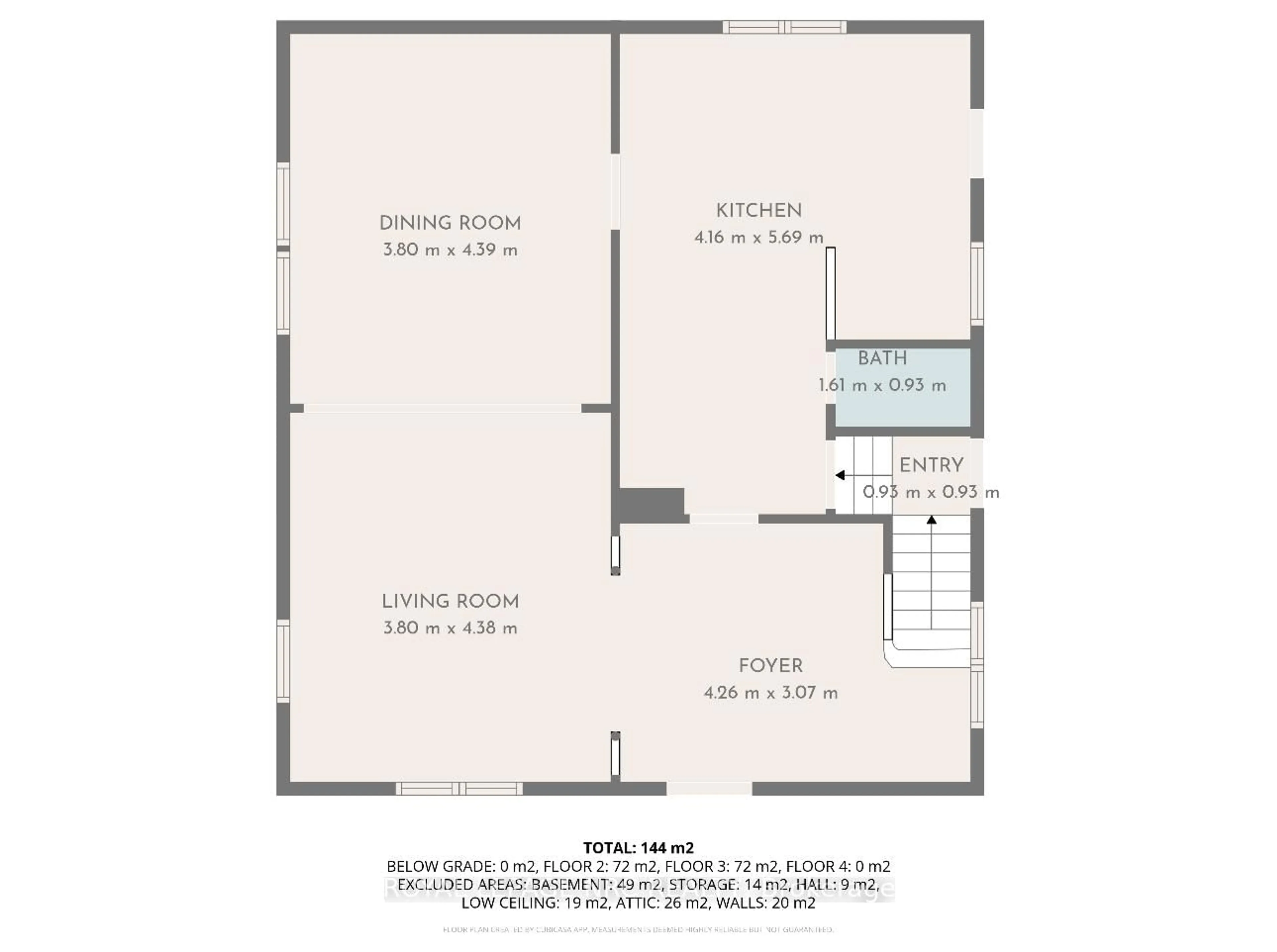 Floor plan for 138 YOUNG St, Welland Ontario L3B 4C8