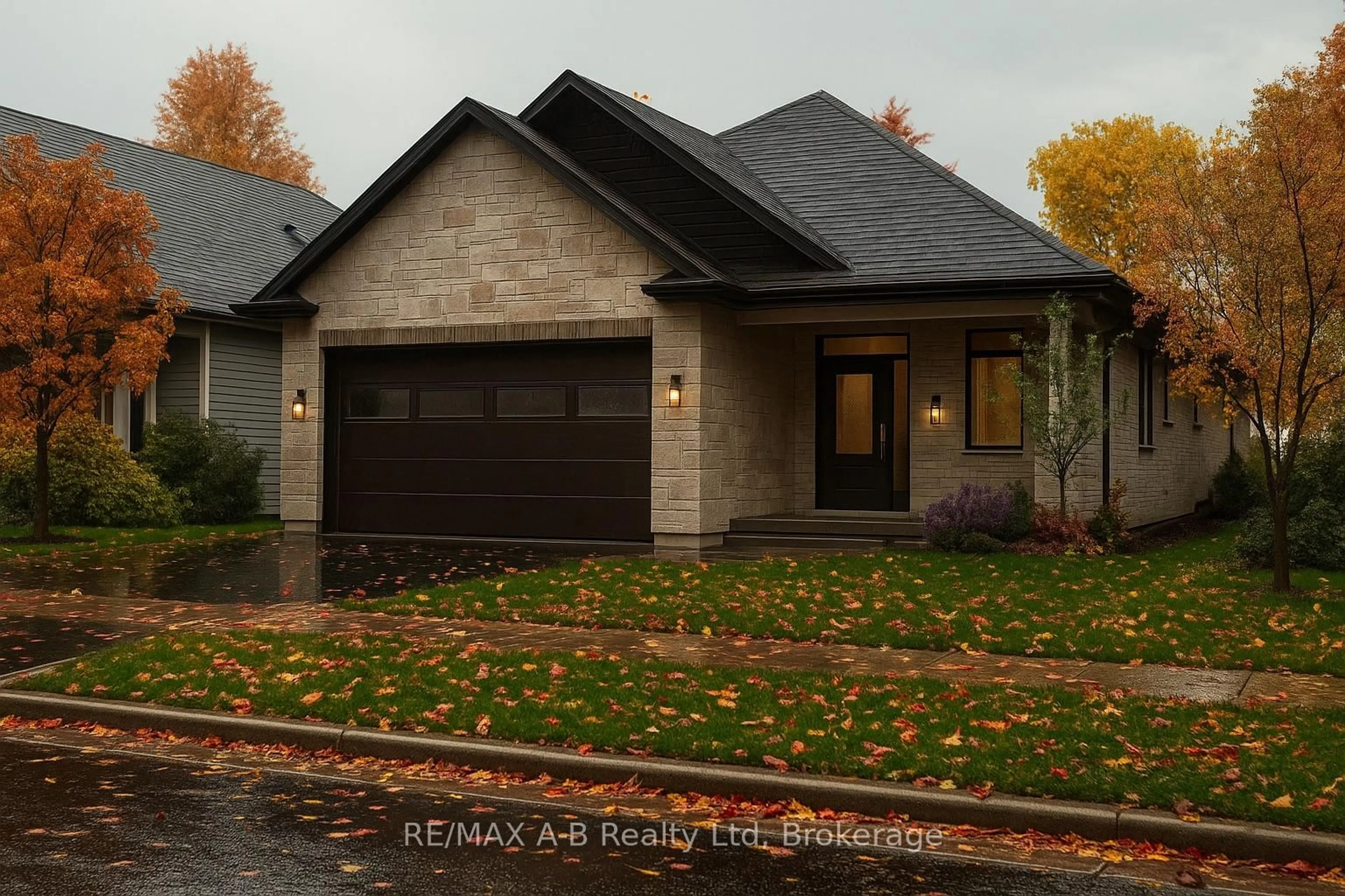 Home with brick exterior material, street for 15 Orchard Dr, Stratford Ontario N5A 0J7