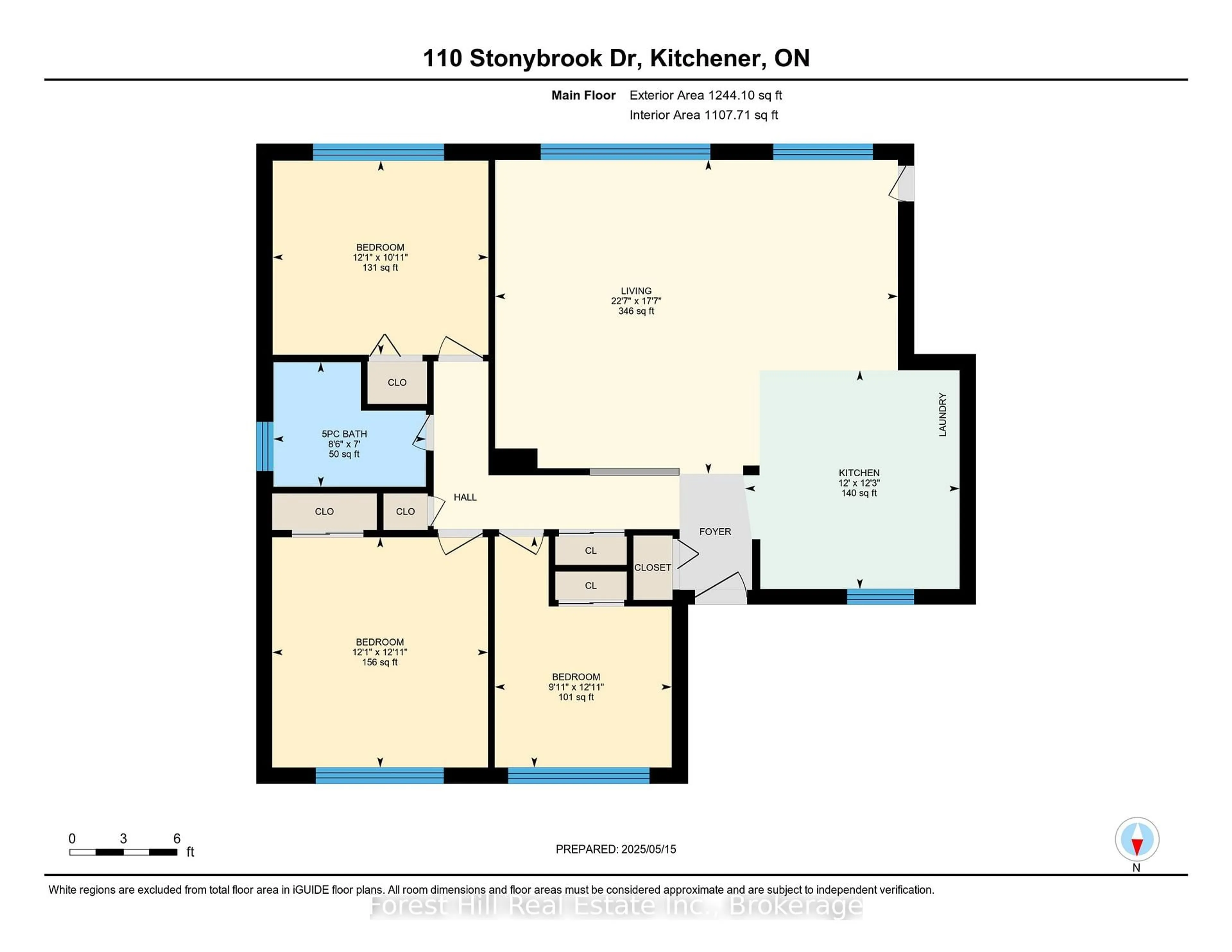 Floor plan for 110 Stonybrook Dr, Kitchener Ontario N2M 4L7