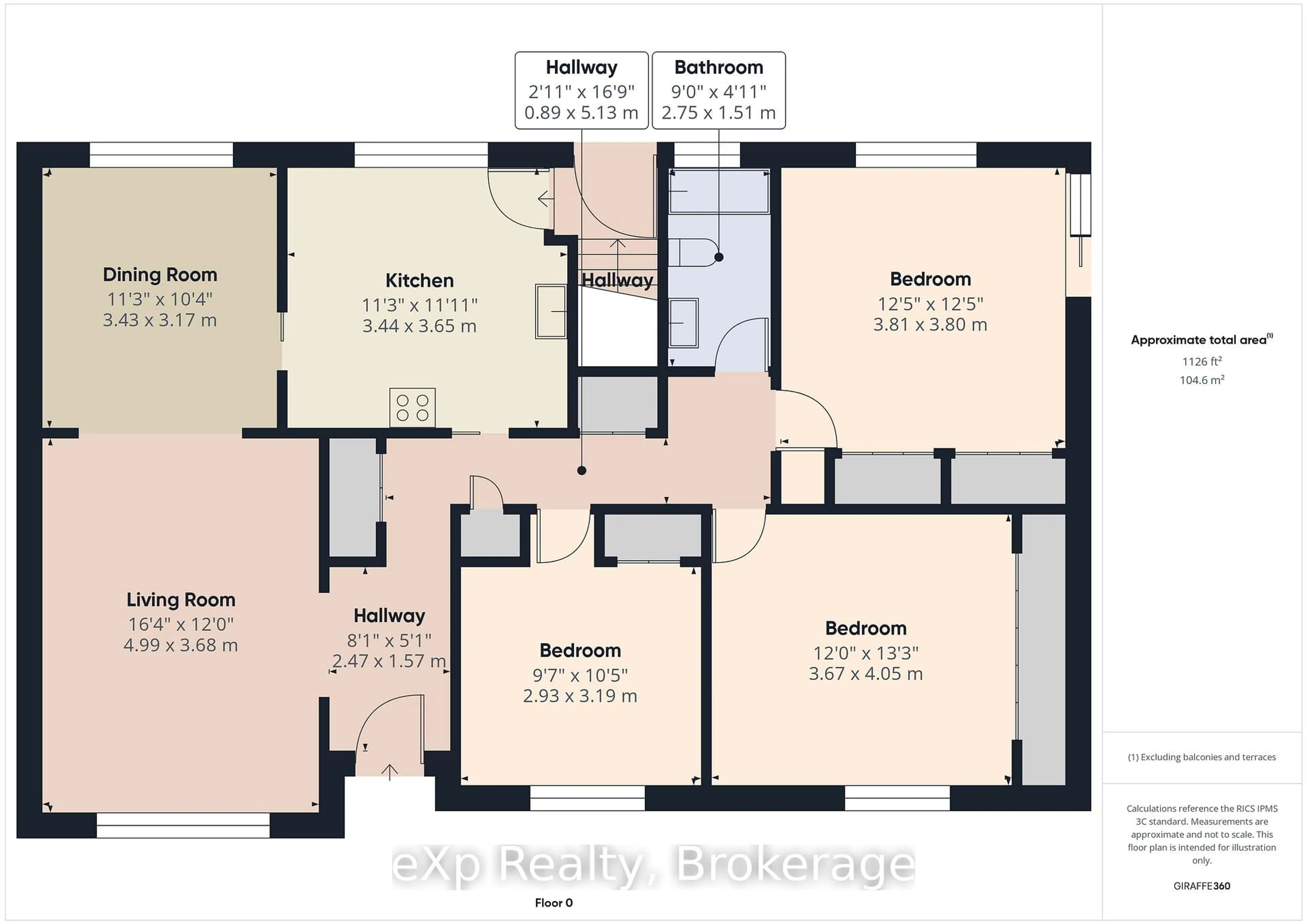 Floor plan for 220 4th Ave, Hanover Ontario N4N 2B5