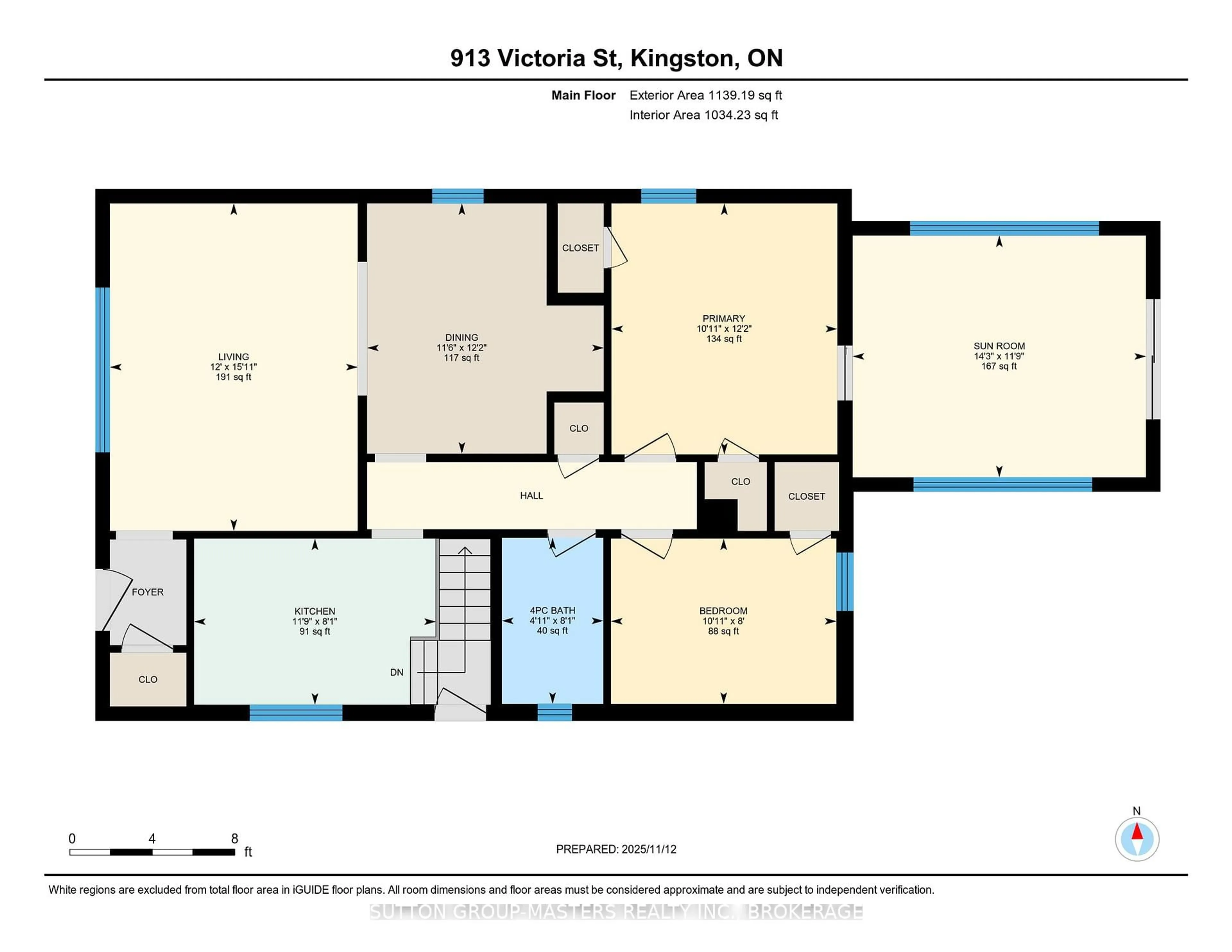 Floor plan for 913 Victoria St, Kingston Ontario K7K 4T9