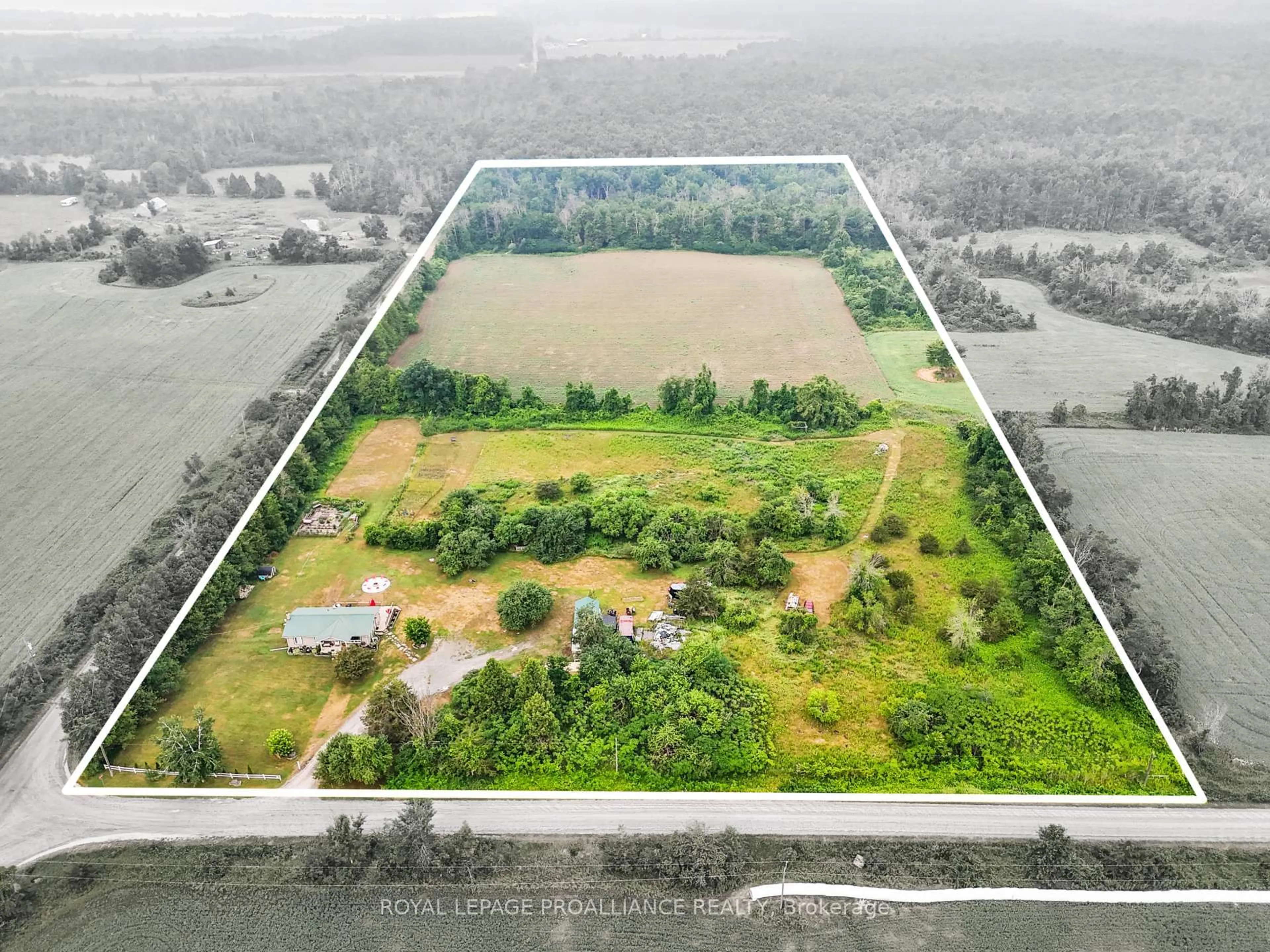 A pic from outside/outdoor area/front of a property/back of a property/a pic from drone, water/lake/river/ocean view for 16 Mack Tr, Trent Hills Ontario K0L 1Z0