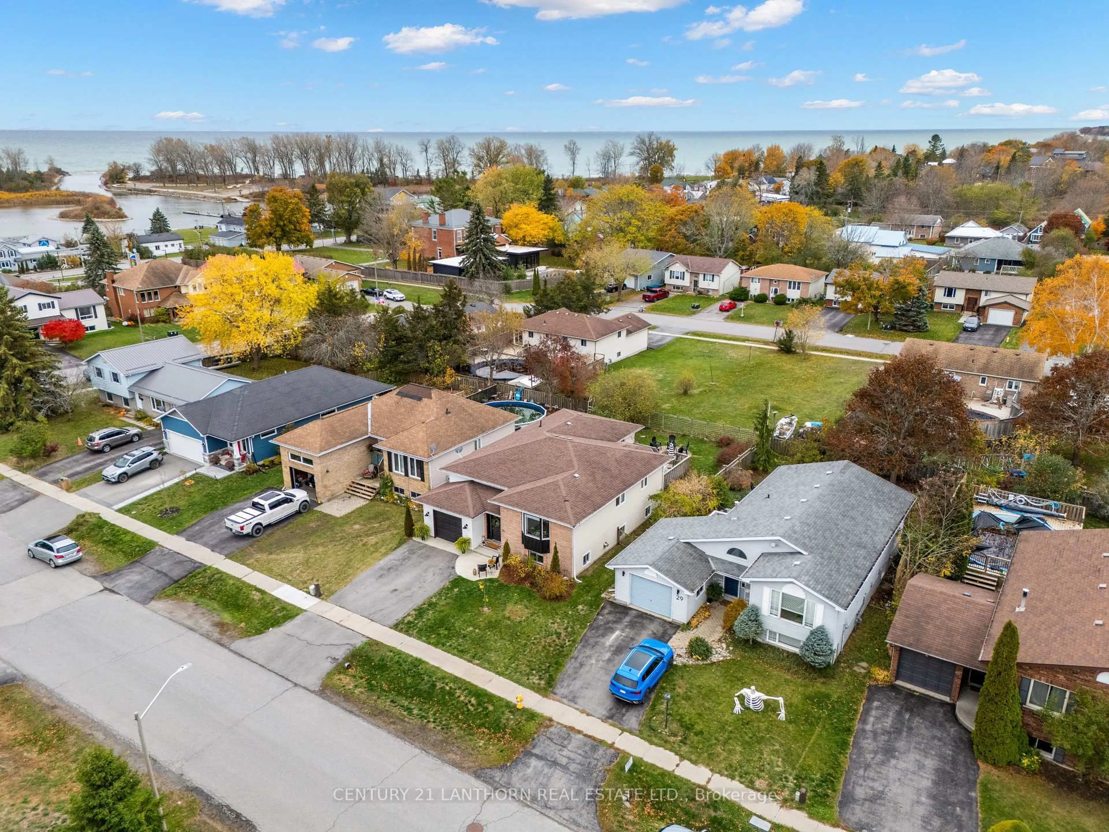 A pic from outside/outdoor area/front of a property/back of a property/a pic from drone, street for 31 First Ave, Prince Edward County Ontario K0K 3L0