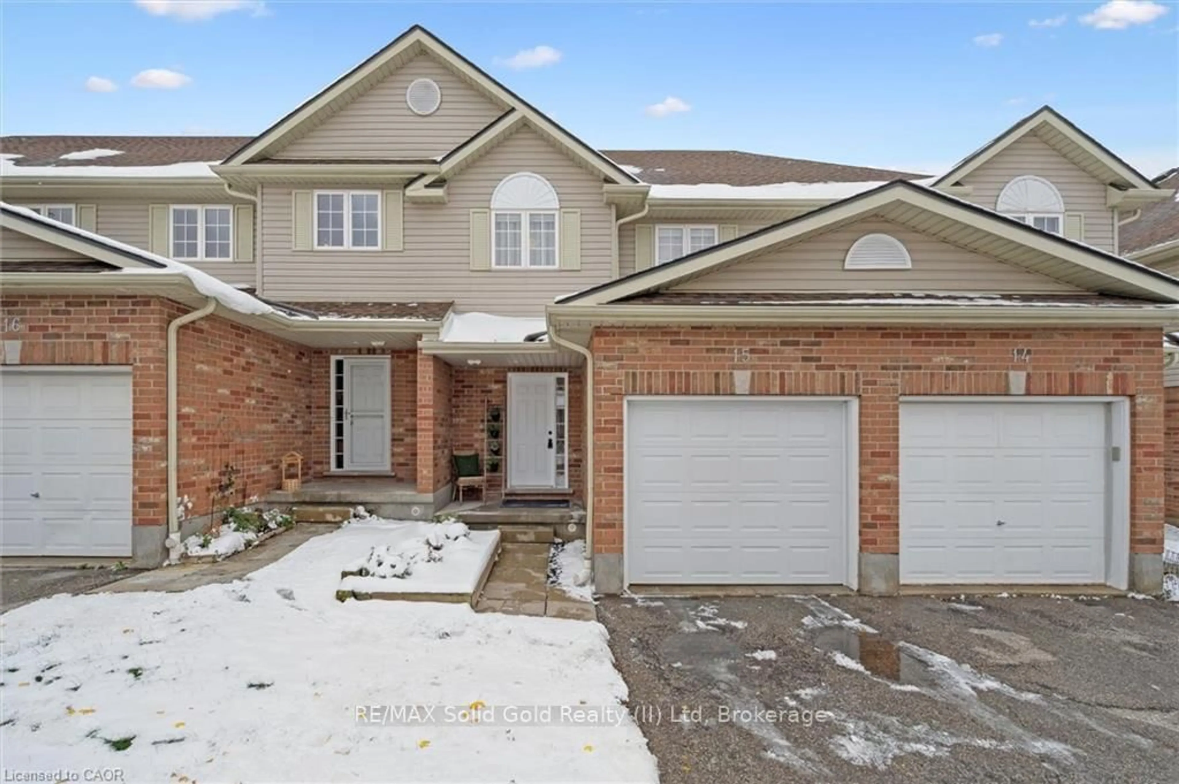 Home with brick exterior material, street for 42 Fallowfield Dr #15, Kitchener Ontario N2C 0A8