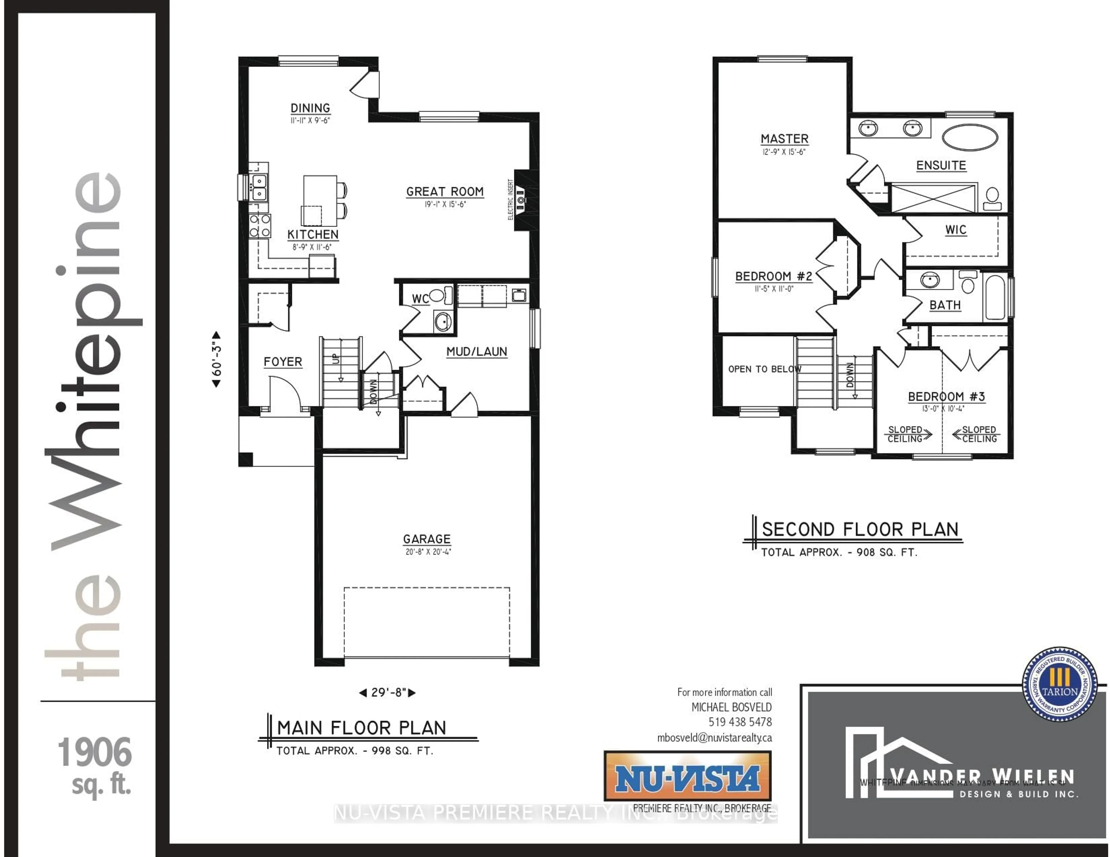 Floor plan for 828 Gatestone Rd, London South Ontario N6M 1C1