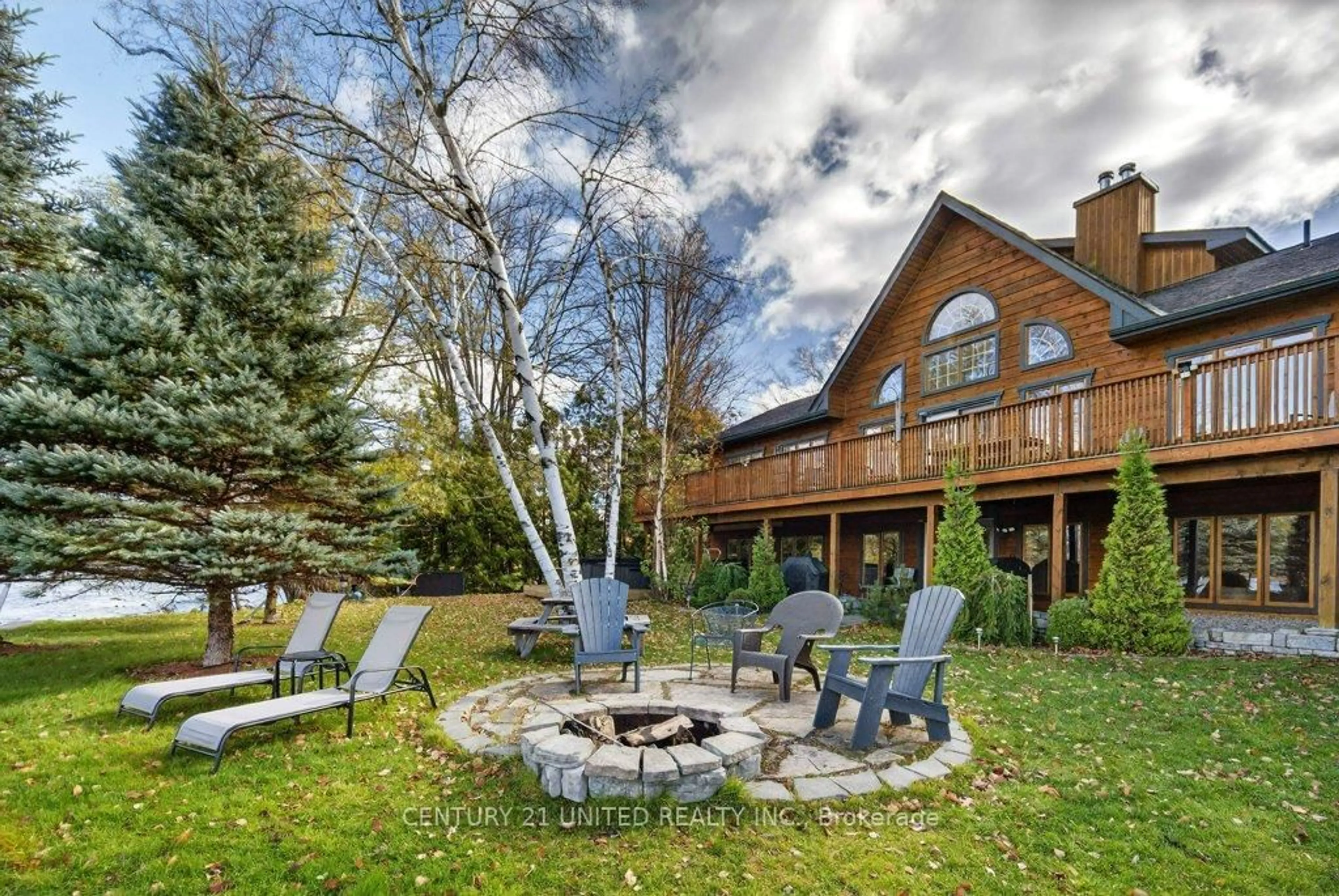 Patio, water/lake/river/ocean view for 2 Darvell Lane, Trent Lakes Ontario K0L 1J0