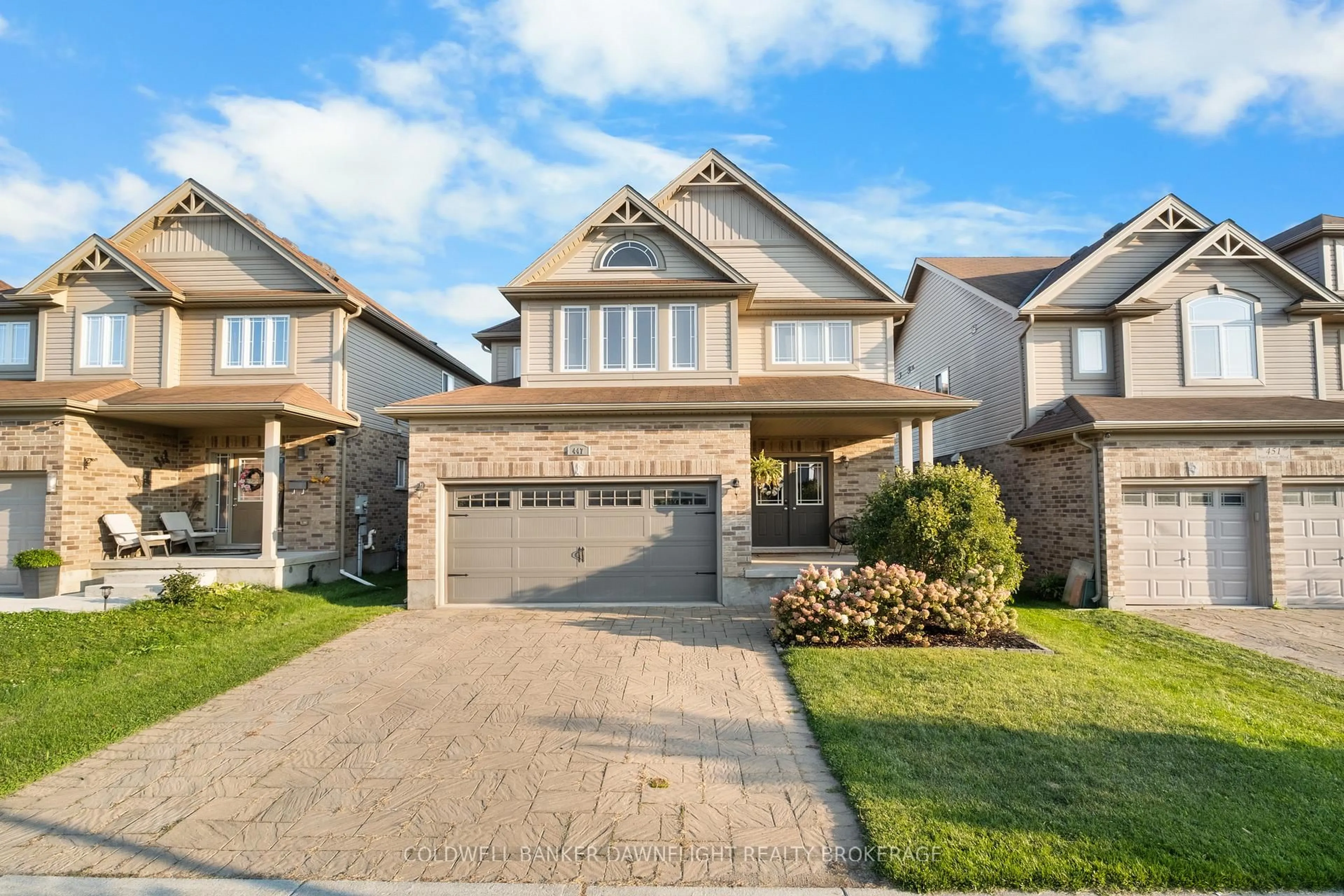 Home with brick exterior material, street for 447 Blackacres Blvd, London North Ontario N6G 0J2