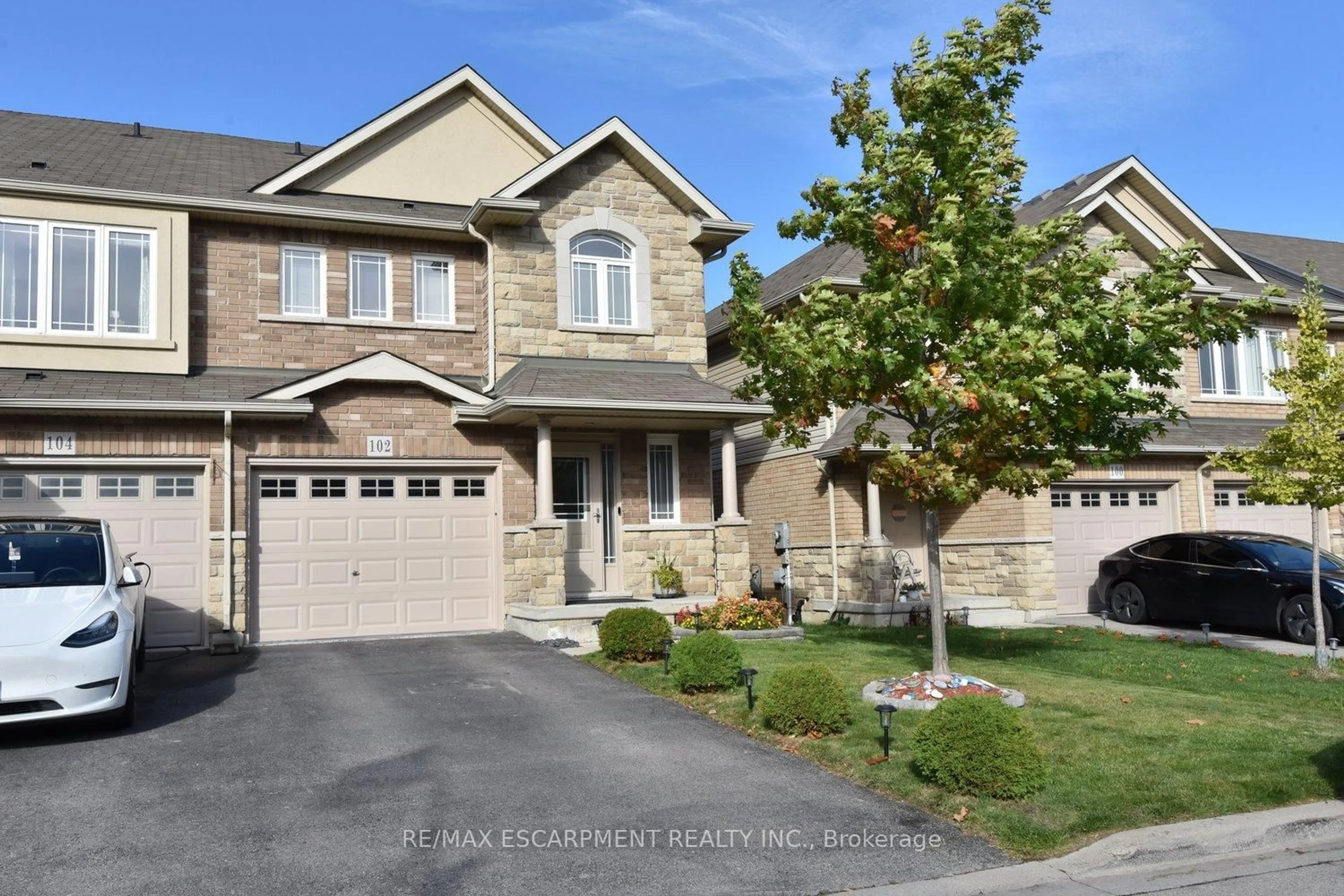 Home with brick exterior material, street for 102 Celestial Cres, Hamilton Ontario L0R 1P0