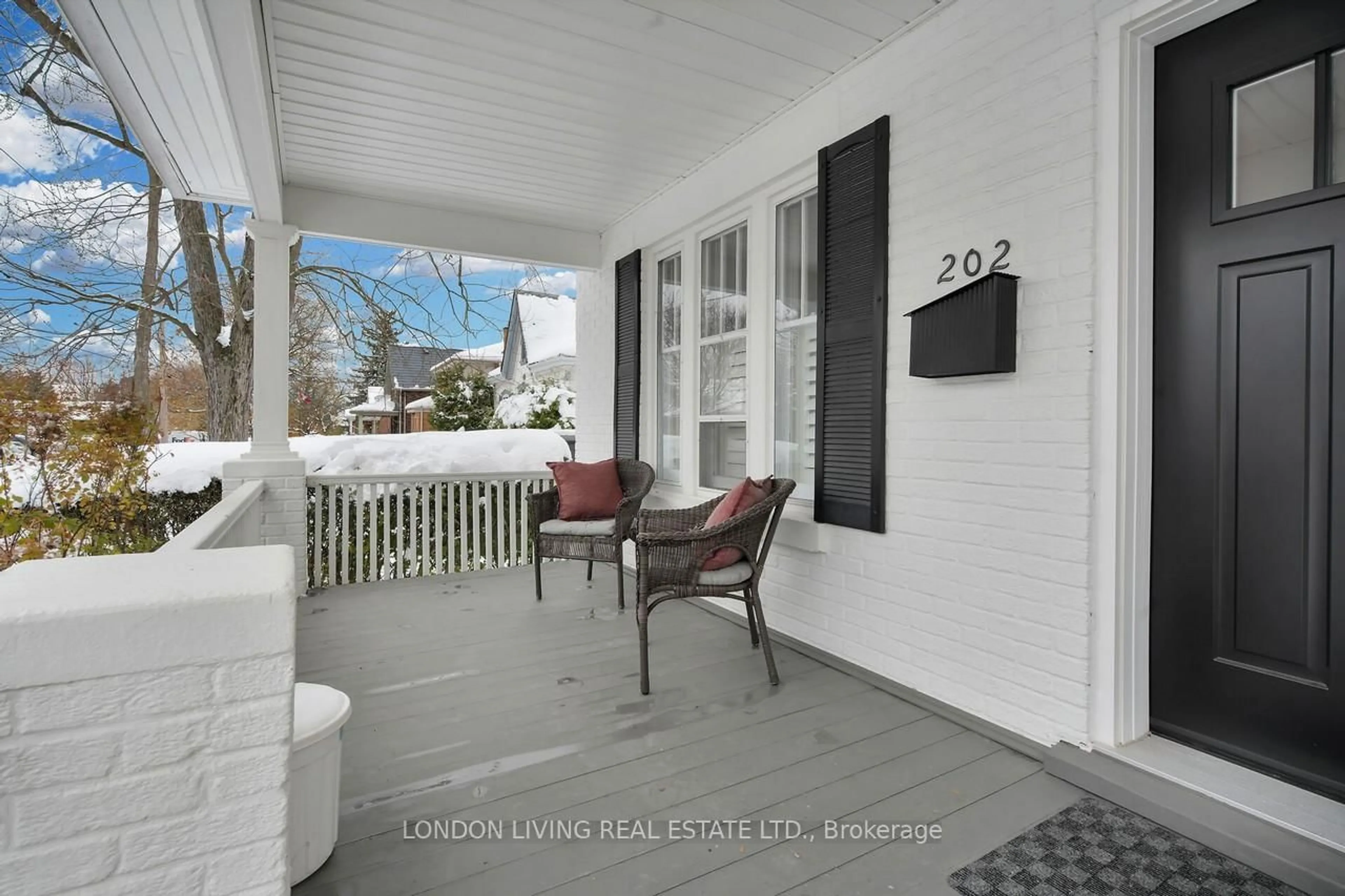 Patio, street for 202 Emery St, London South Ontario N6C 2E2