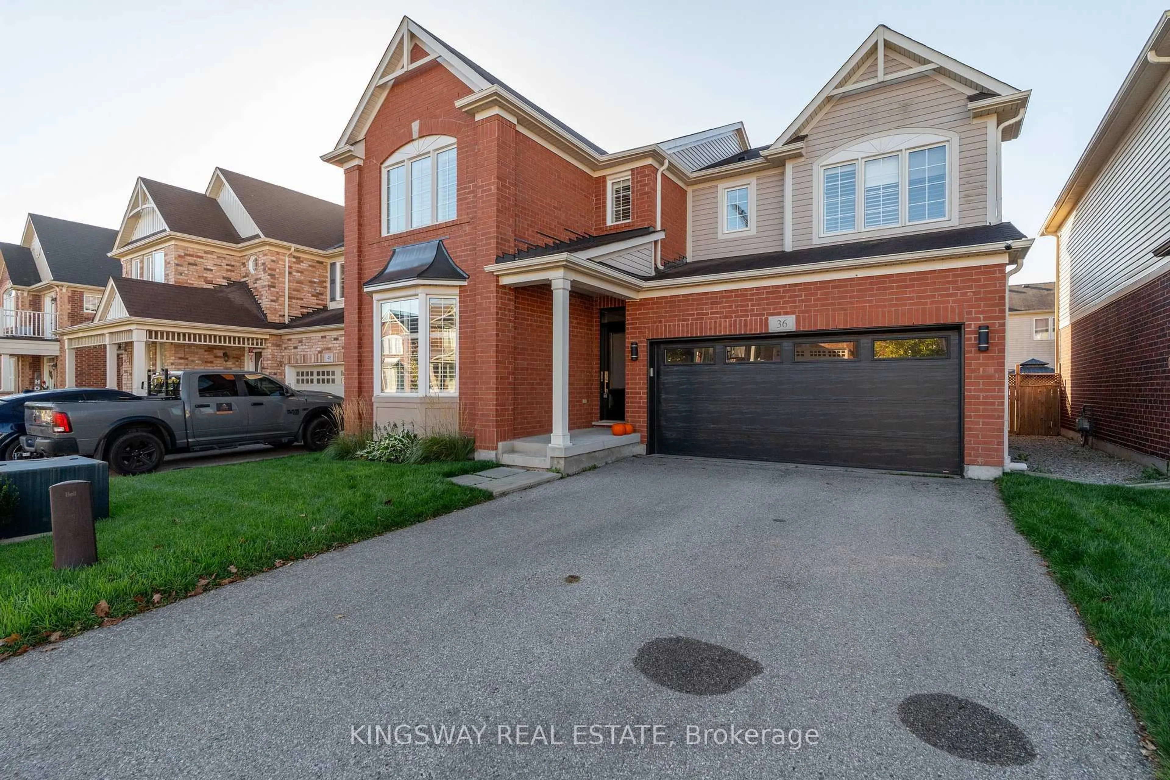 Home with brick exterior material, street for 36 BEATTIE Cres, Cambridge Ontario N3C 0C8