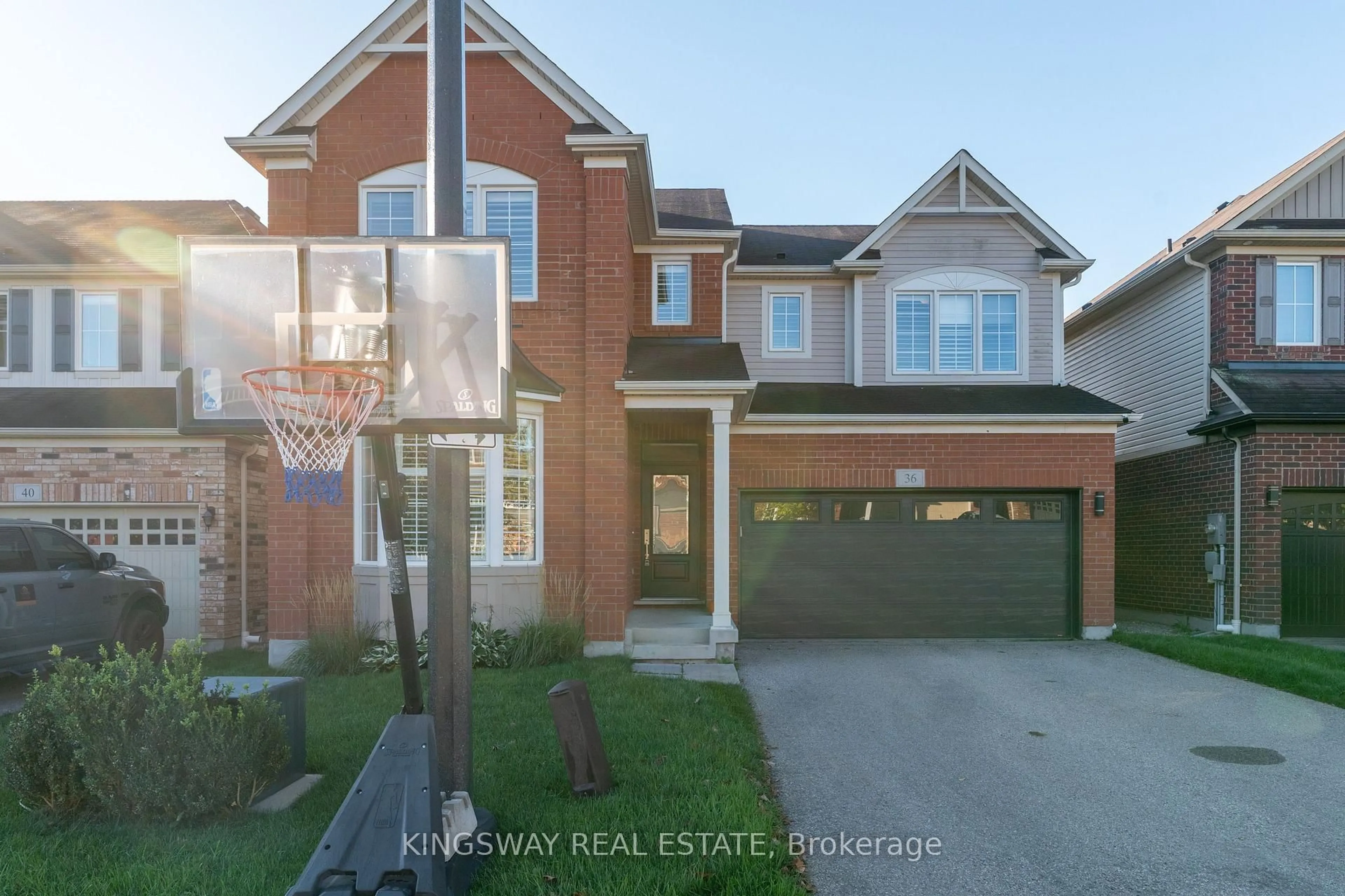 Home with brick exterior material, street for 36 BEATTIE Cres, Cambridge Ontario N3C 0C8
