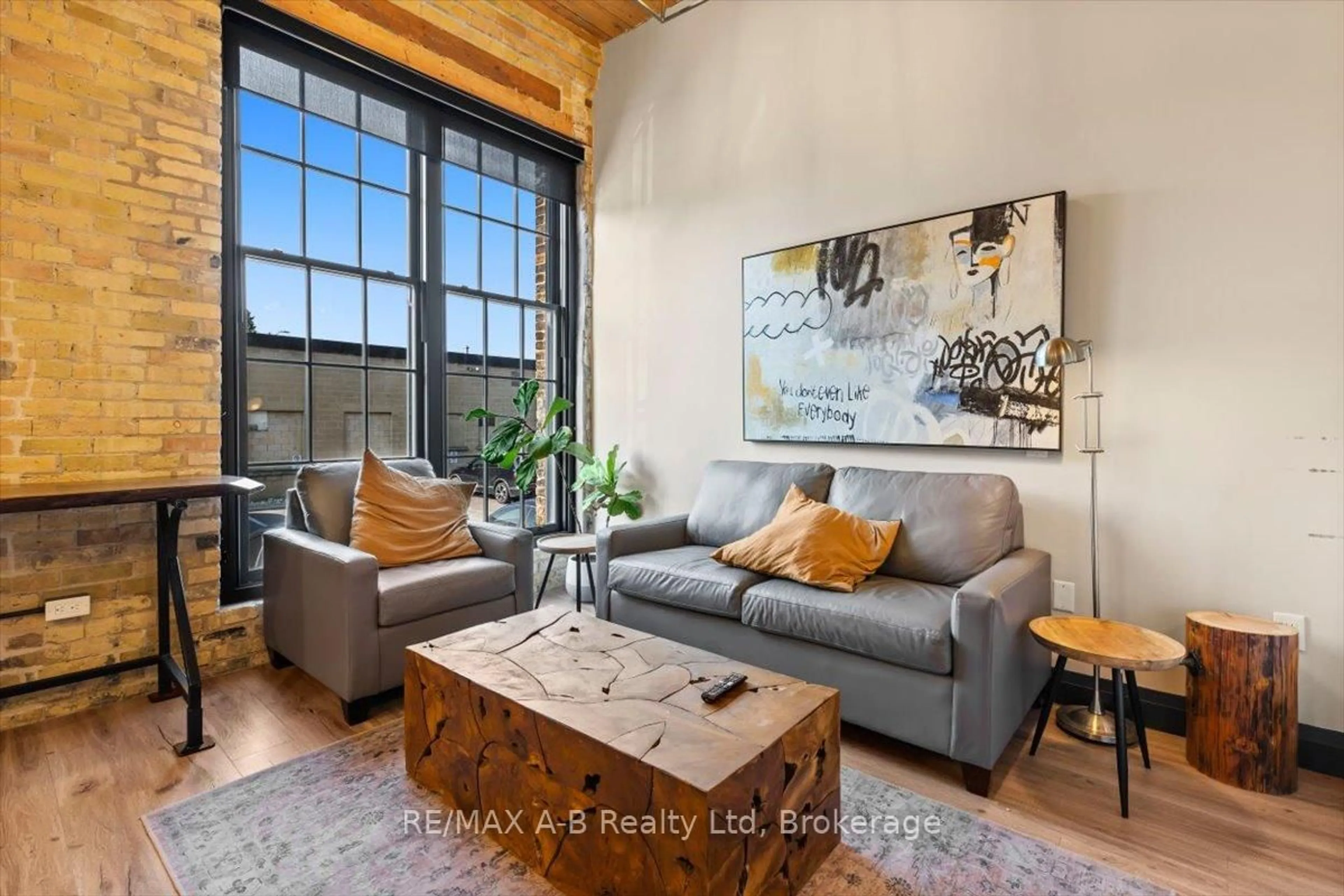 Living room with furniture, unknown for 245 DOWNIE St #112, Stratford Ontario N5A 1X2