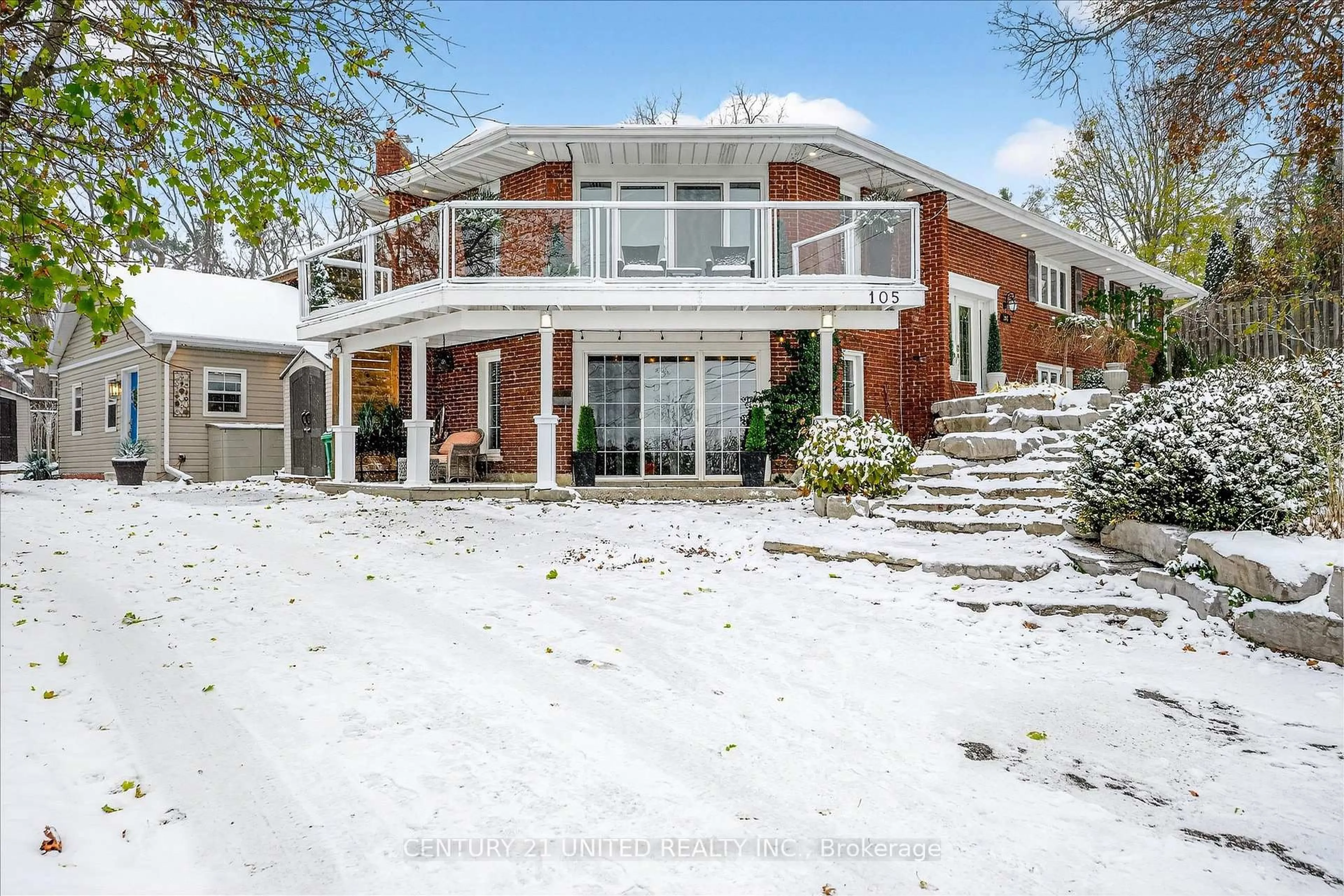 Home with brick exterior material, street for 105 Ridgewood Rd, Peterborough Ontario K9J 1P2