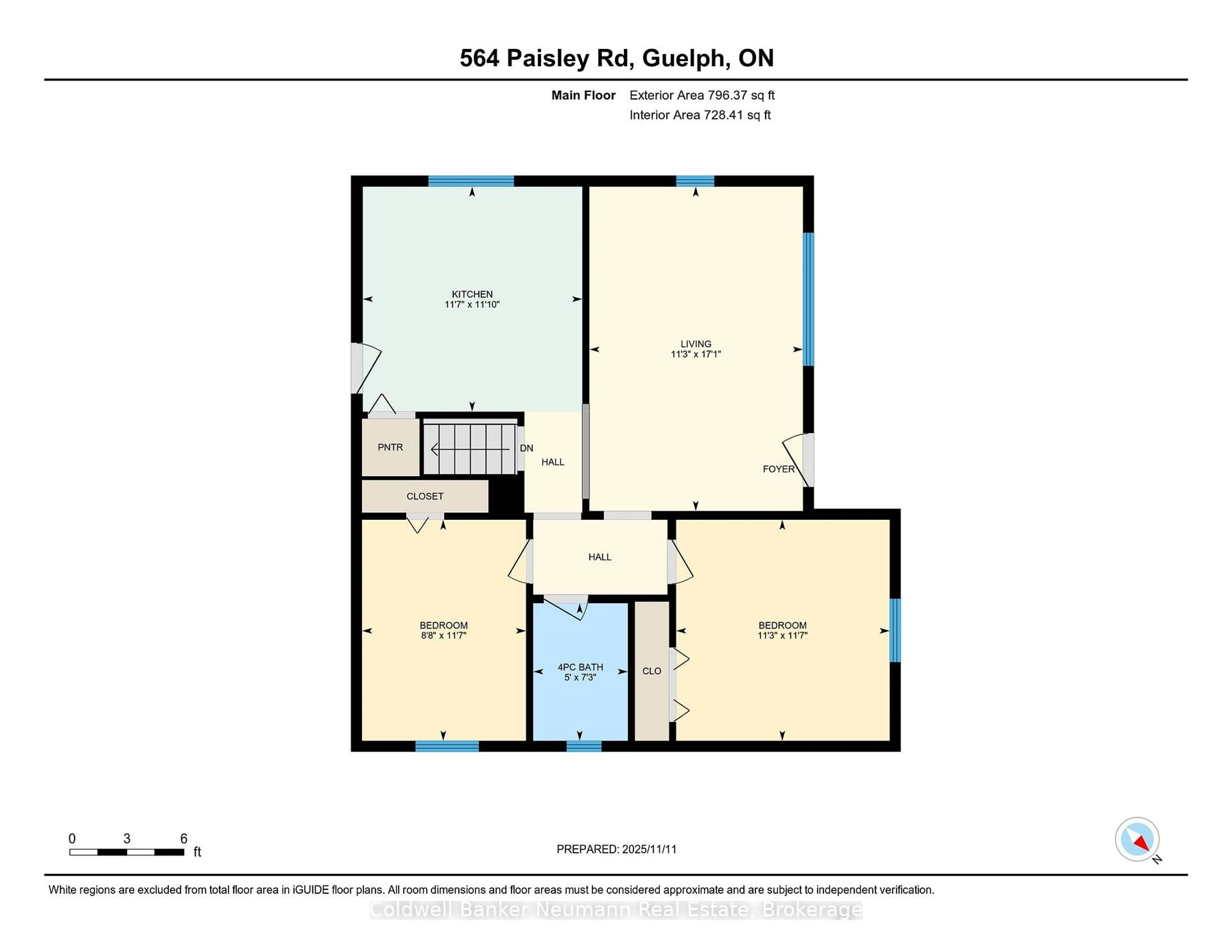 Floor plan for 564 Paisley Rd, Guelph Ontario N1H 2S1