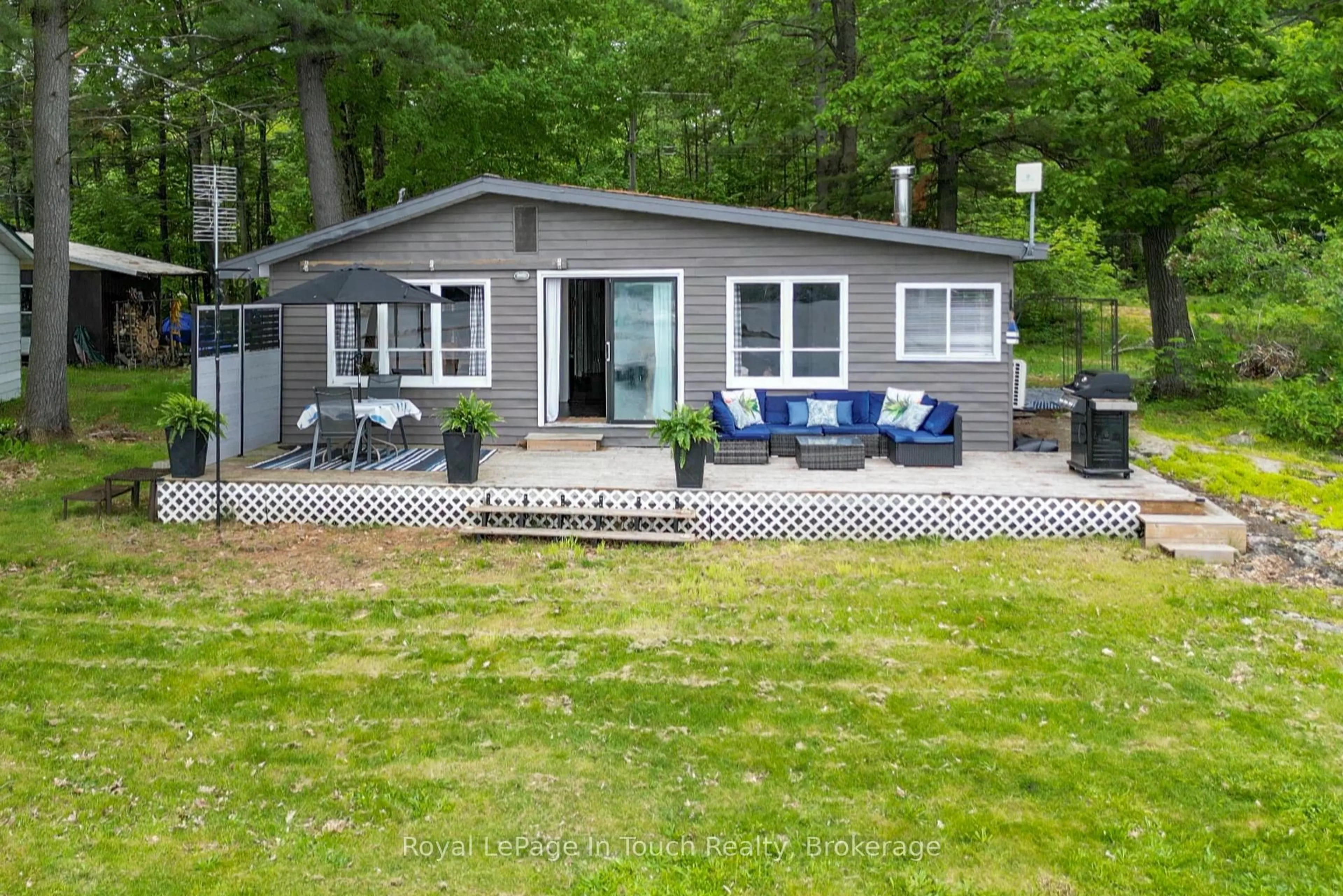 Patio, water/lake/river/ocean view for 1682 Island 630, Georgian Bay Ontario P0E 1E0