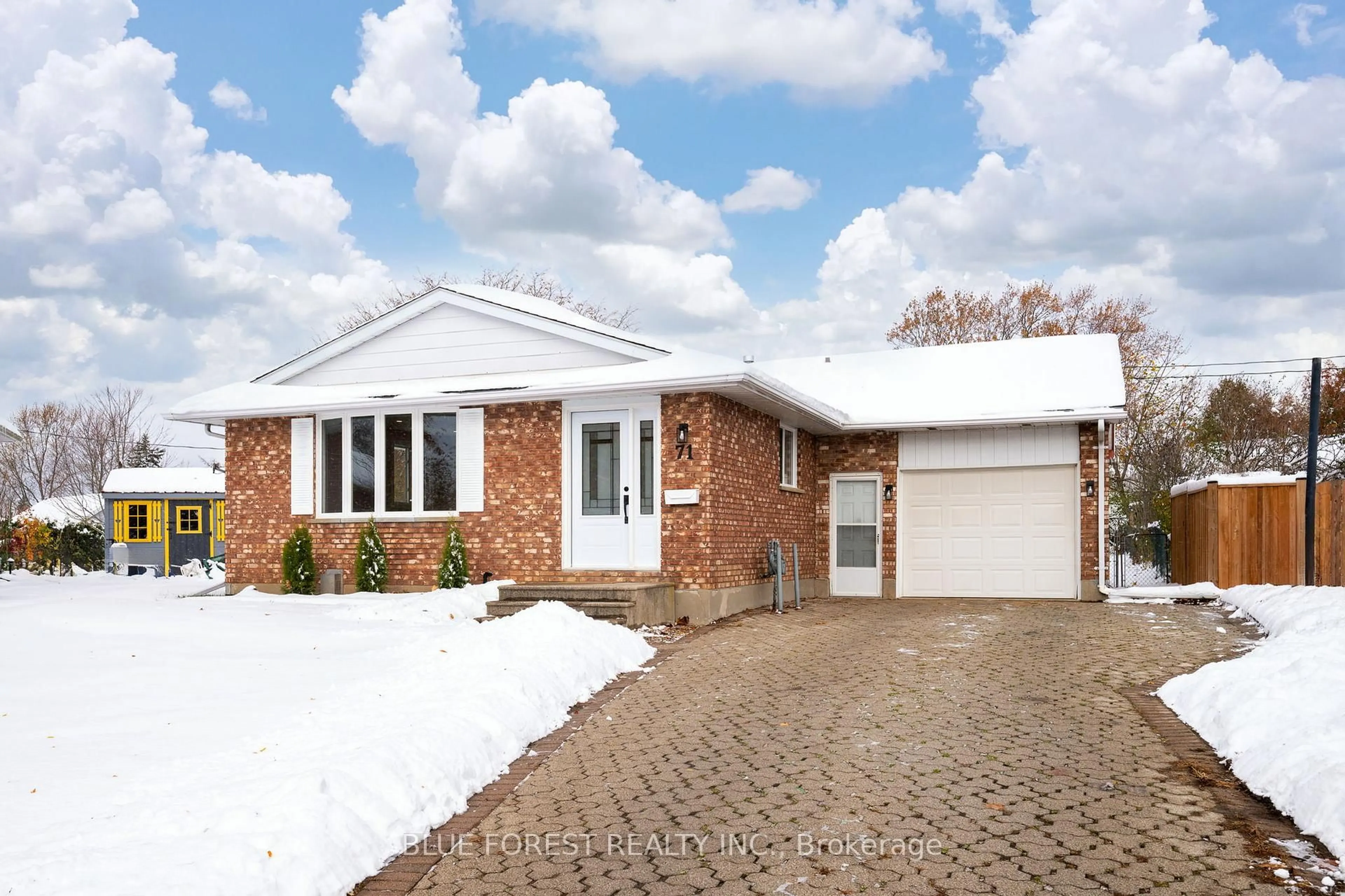 Home with brick exterior material, street for 71 SPARTA St, St. Thomas Ontario N5R 5H1