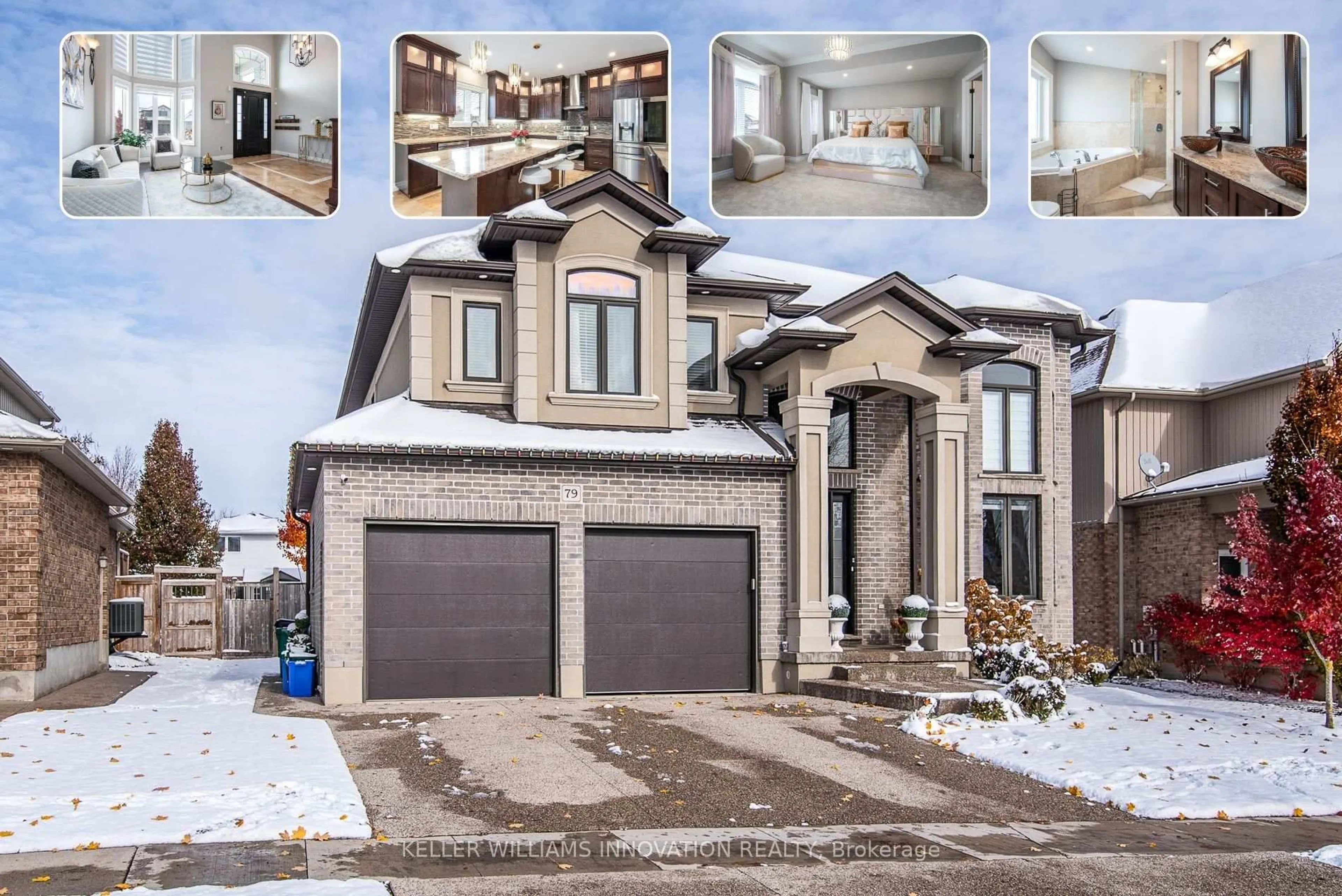 Home with brick exterior material, street for 79 GERBER MEADOWS Dr, Wellesley Ontario N0B 2T0