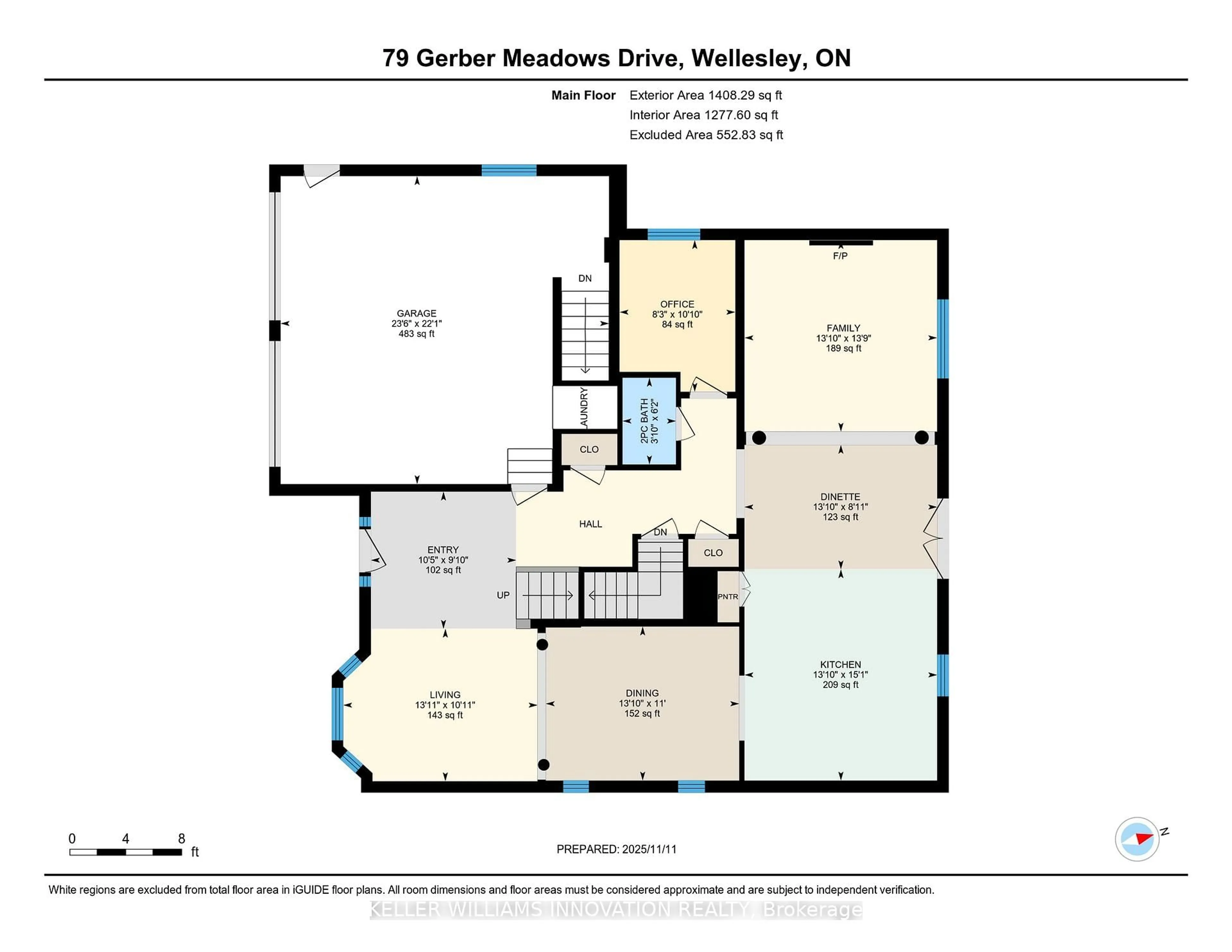 Floor plan for 79 GERBER MEADOWS Dr, Wellesley Ontario N0B 2T0