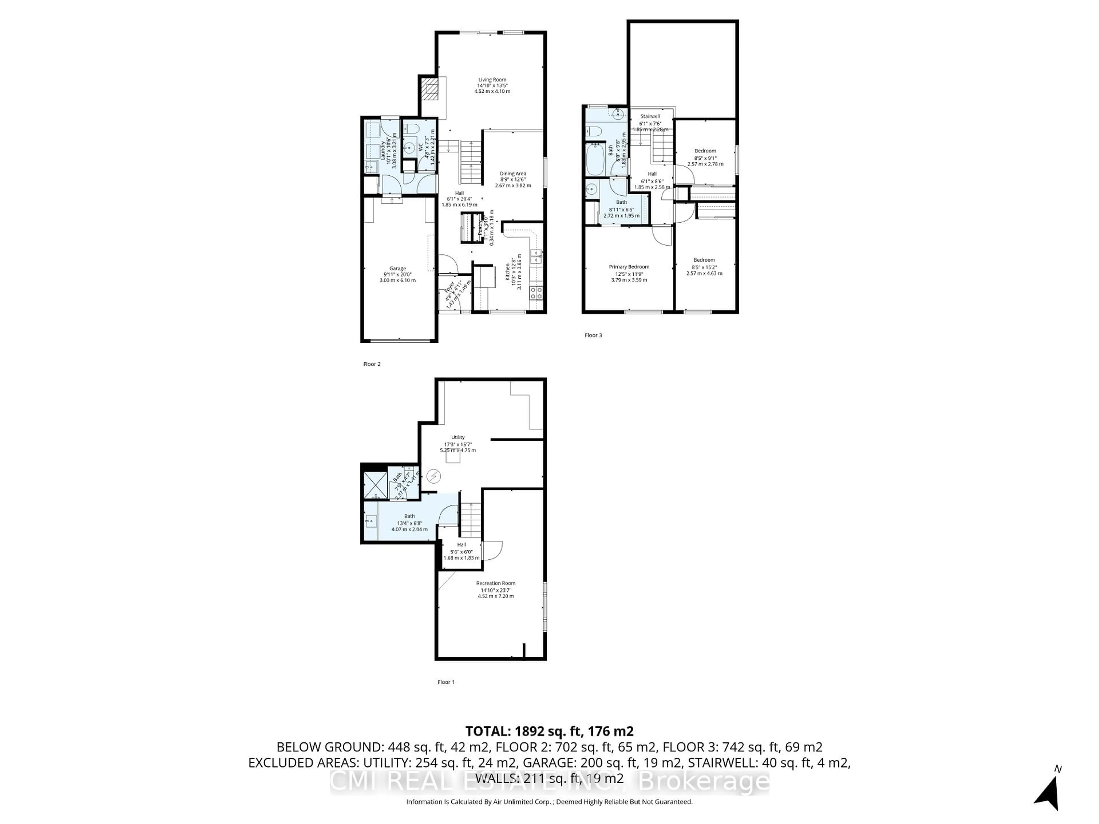 Floor plan for 879 Beauclaire Dr, Orleans Ontario K1C 2J5