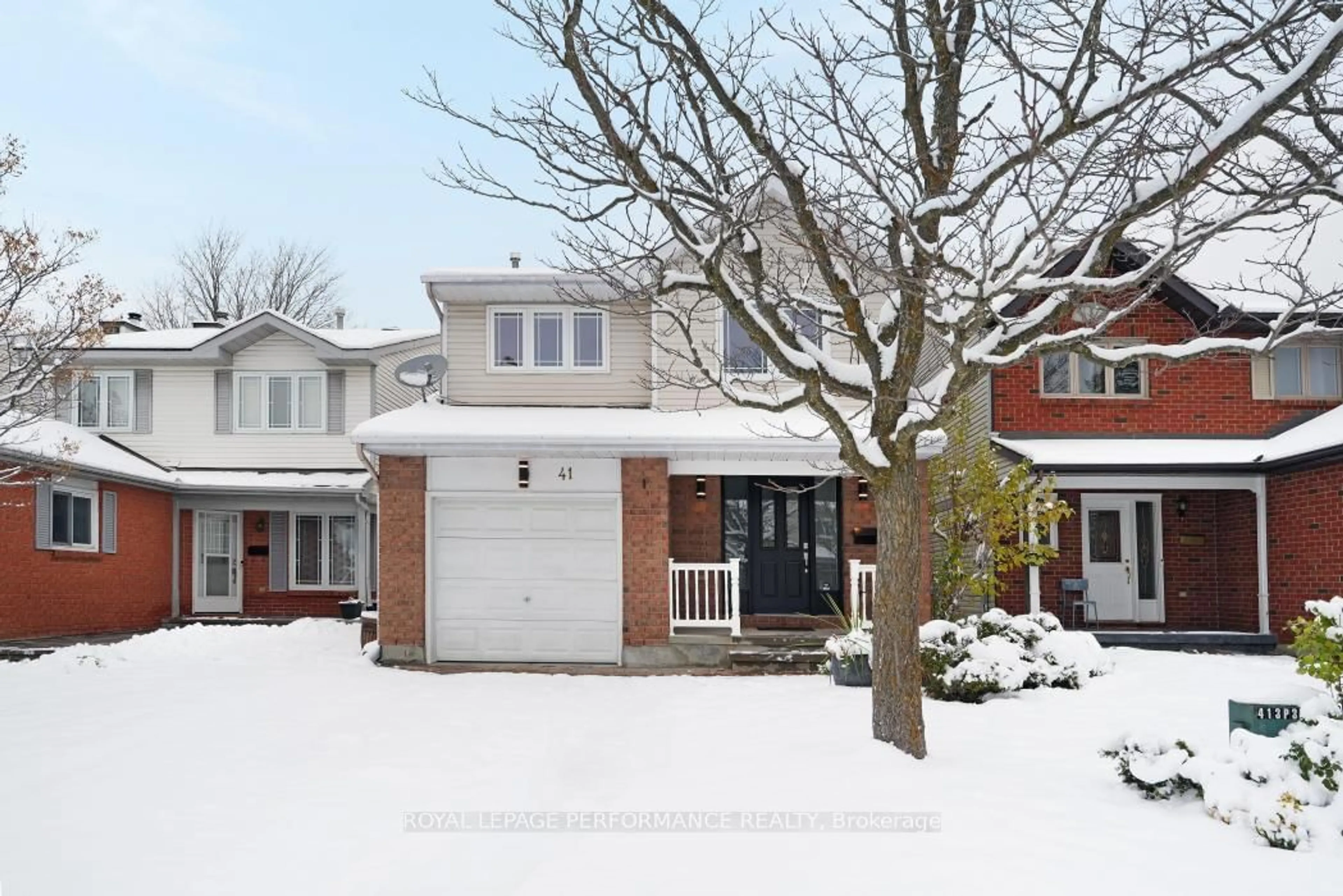 Home with brick exterior material, street for 41 Saddle Cres, Ottawa Ontario K1G 5L4