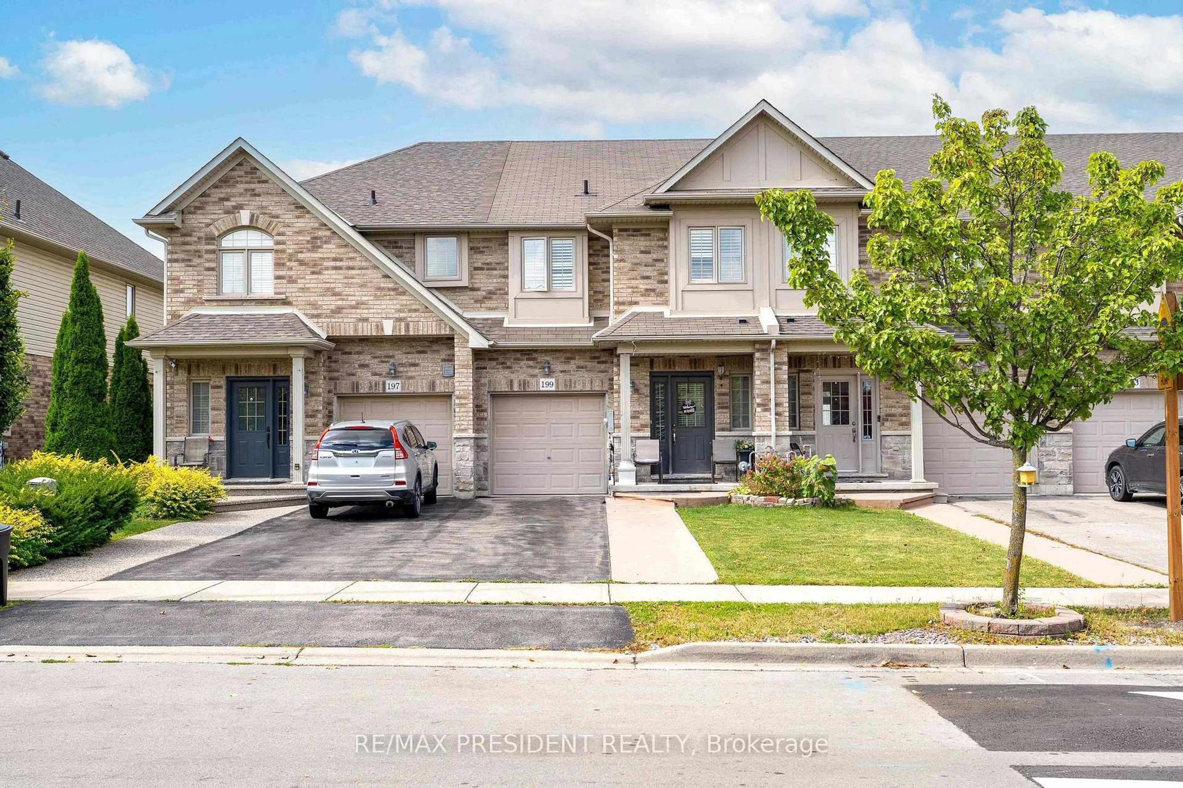 Home with brick exterior material, street for 199 Tanglewood Dr, Hamilton Ontario L0R 1C0