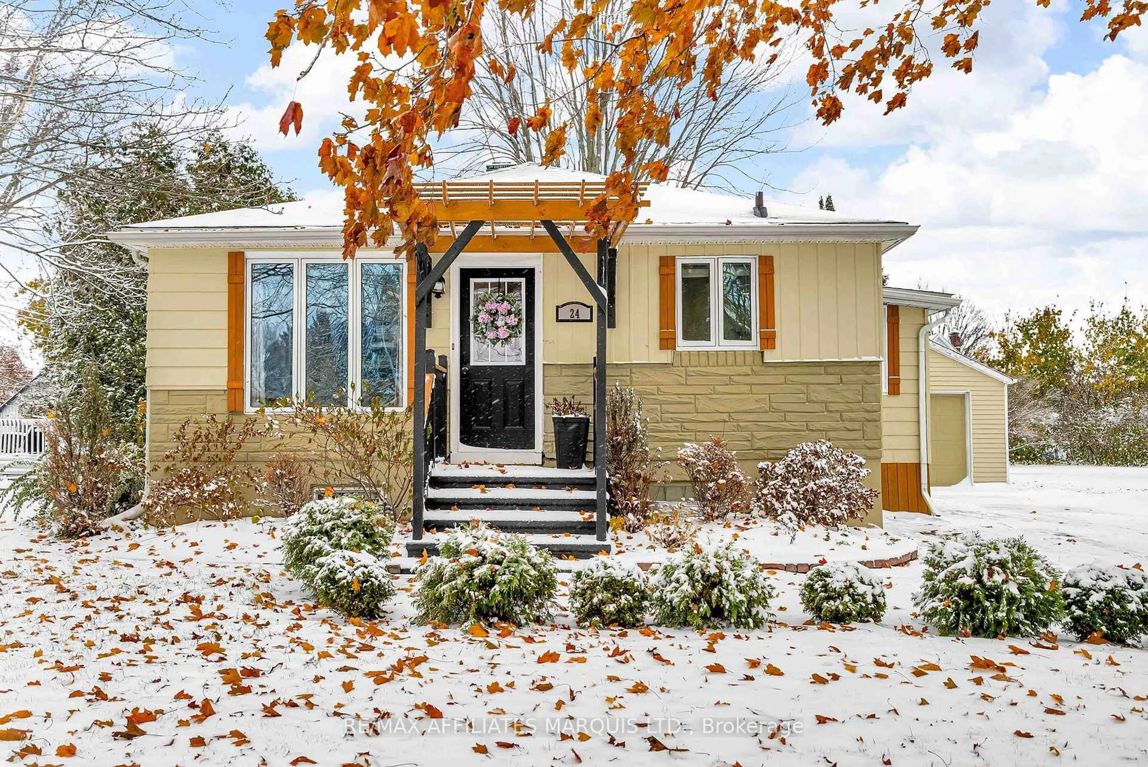 Home with brick exterior material, street for 24 Bethune Ave, South Stormont Ontario K0C 1P0