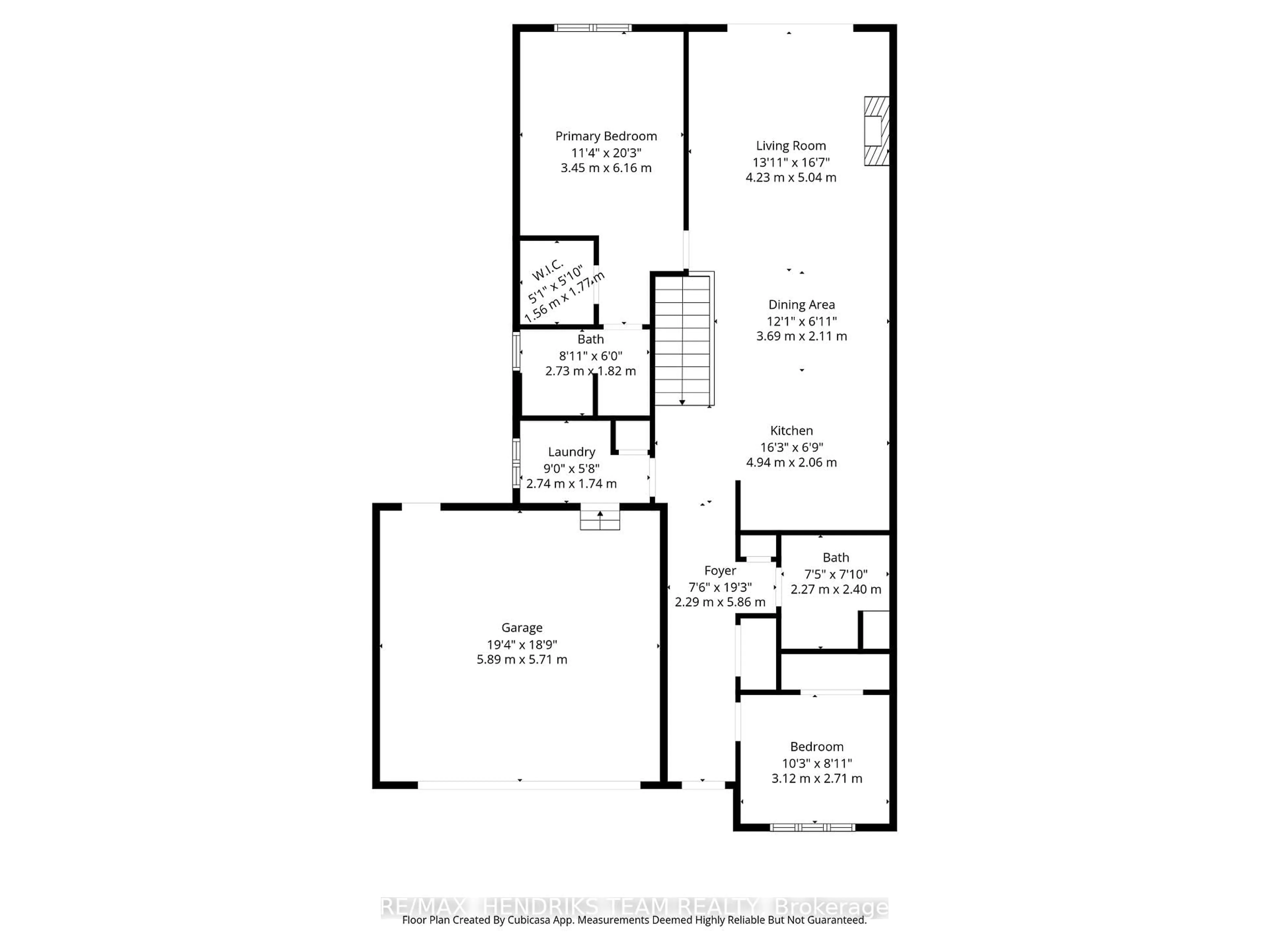Floor plan for 9440 Eagle Ridge Dr #19, Niagara Falls Ontario L2H 0G3