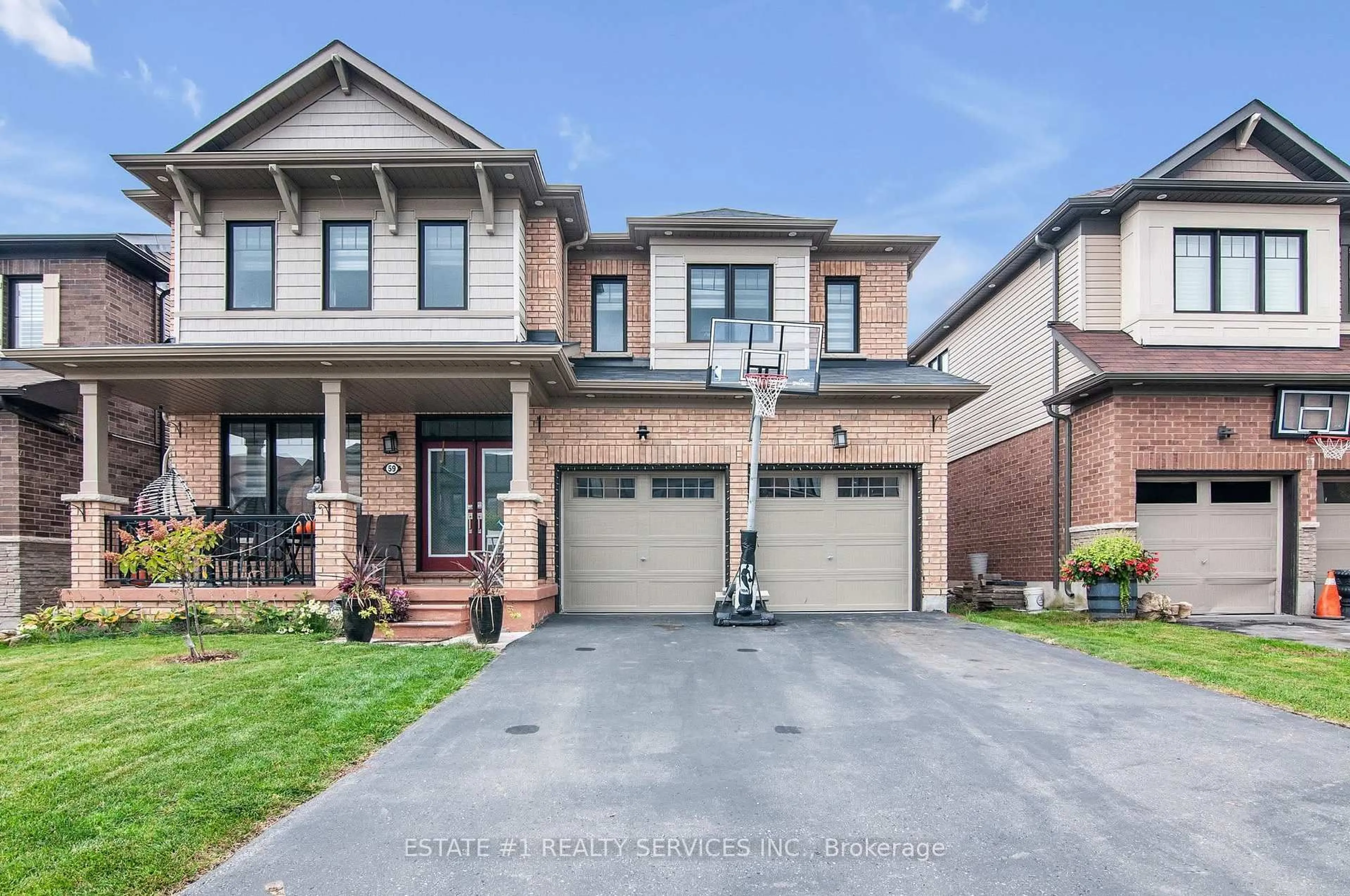 Home with brick exterior material, street for 59 July Ave, Hamilton Ontario L8J 0M4