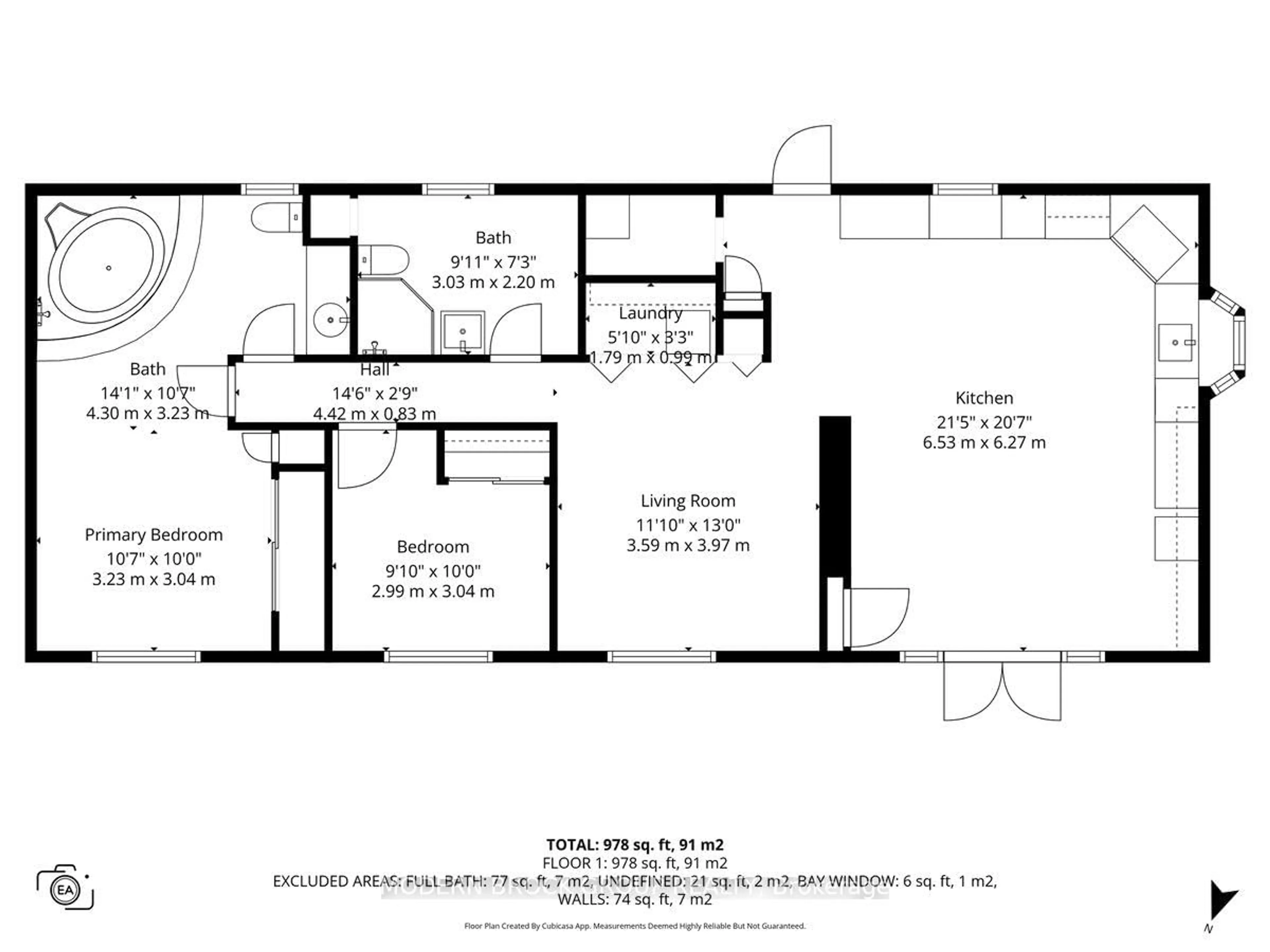 Floor plan for 3535 St. Joseph Blvd #69, Orleans Ontario K4A 0Z6