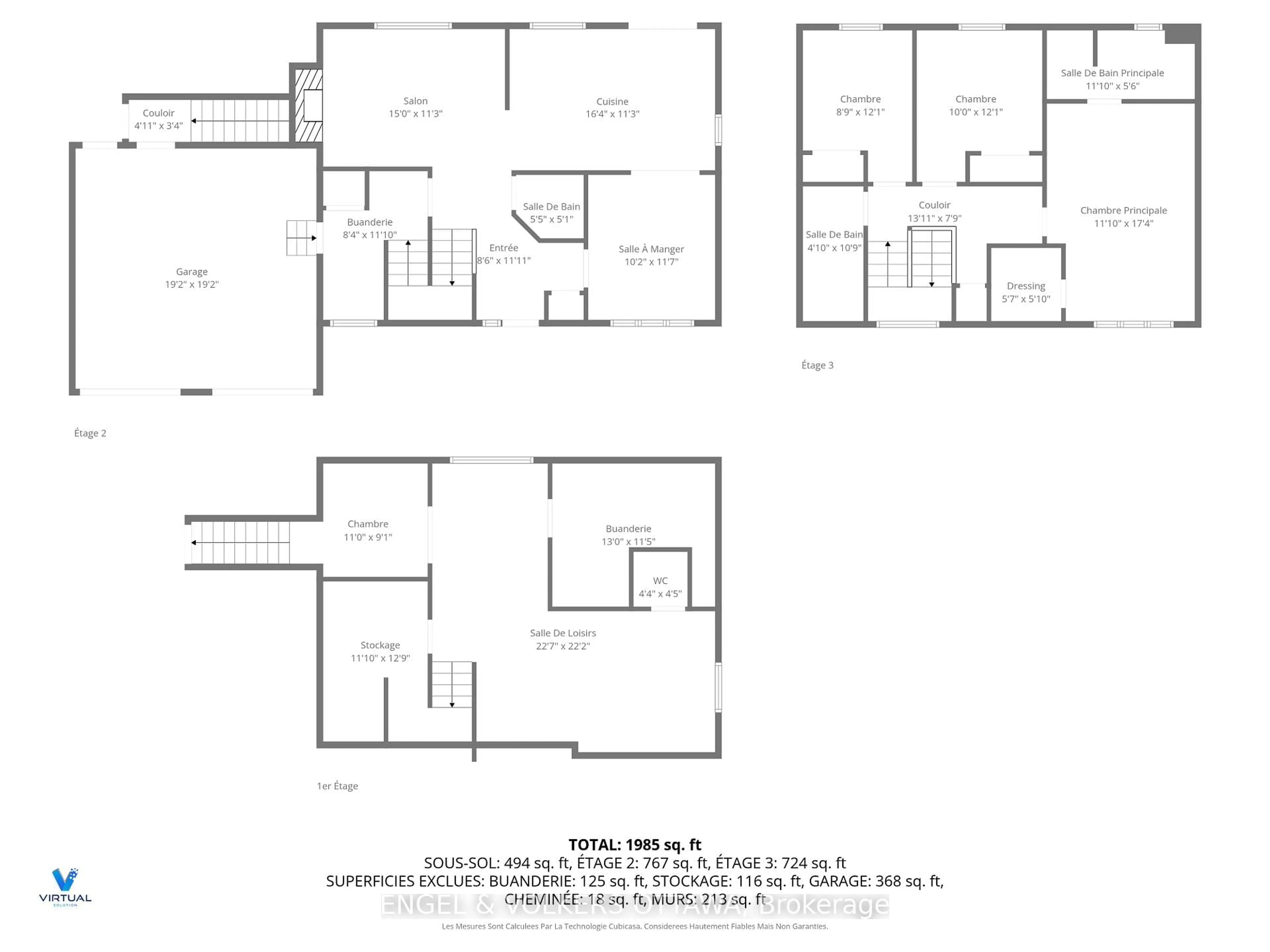 Floor plan for 26 Carleton Cathcart St, Ottawa Ontario K2S 1M7