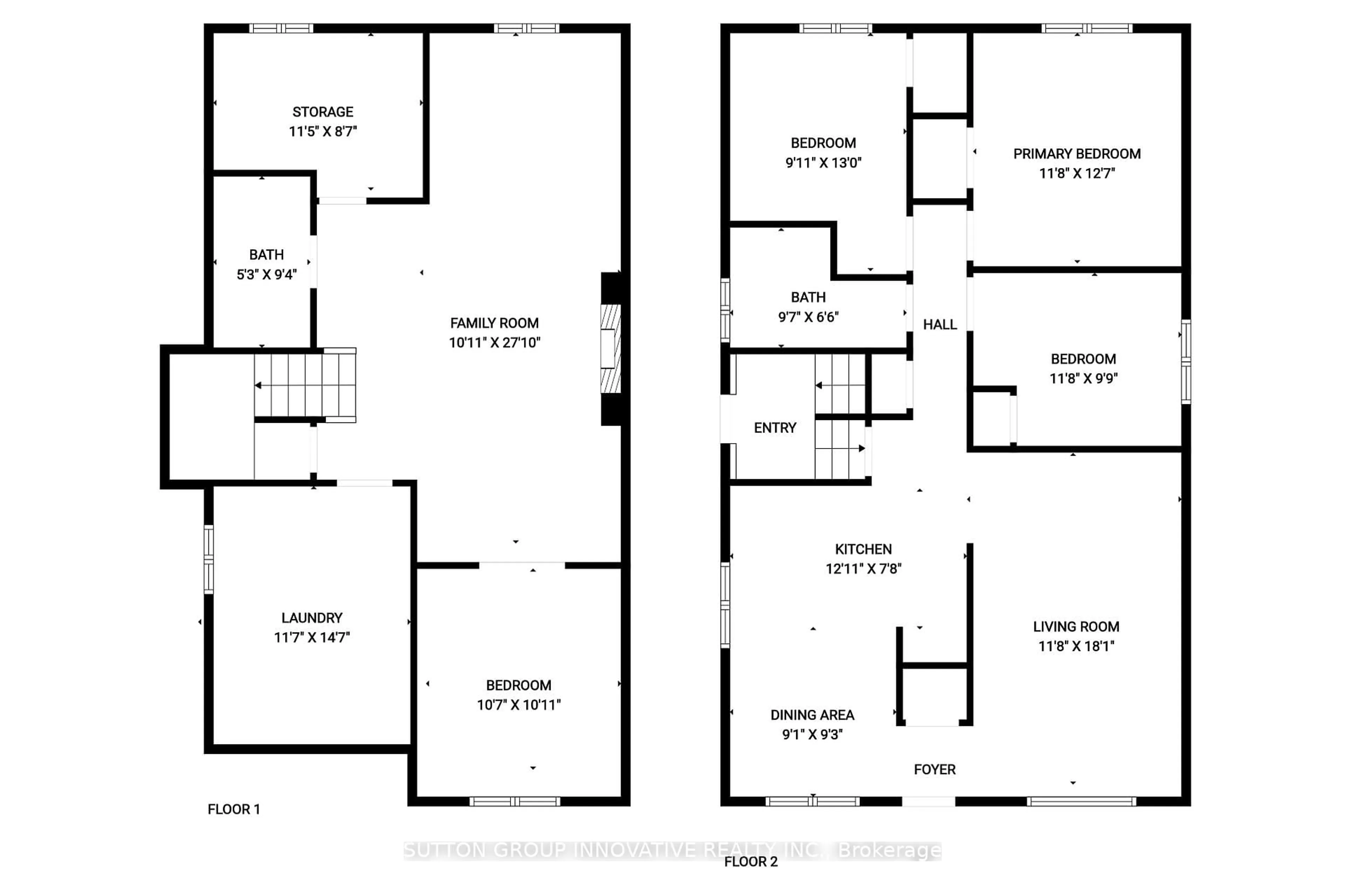 Floor plan for 128 Moxley Dr, Hamilton Ontario L8T 4R9