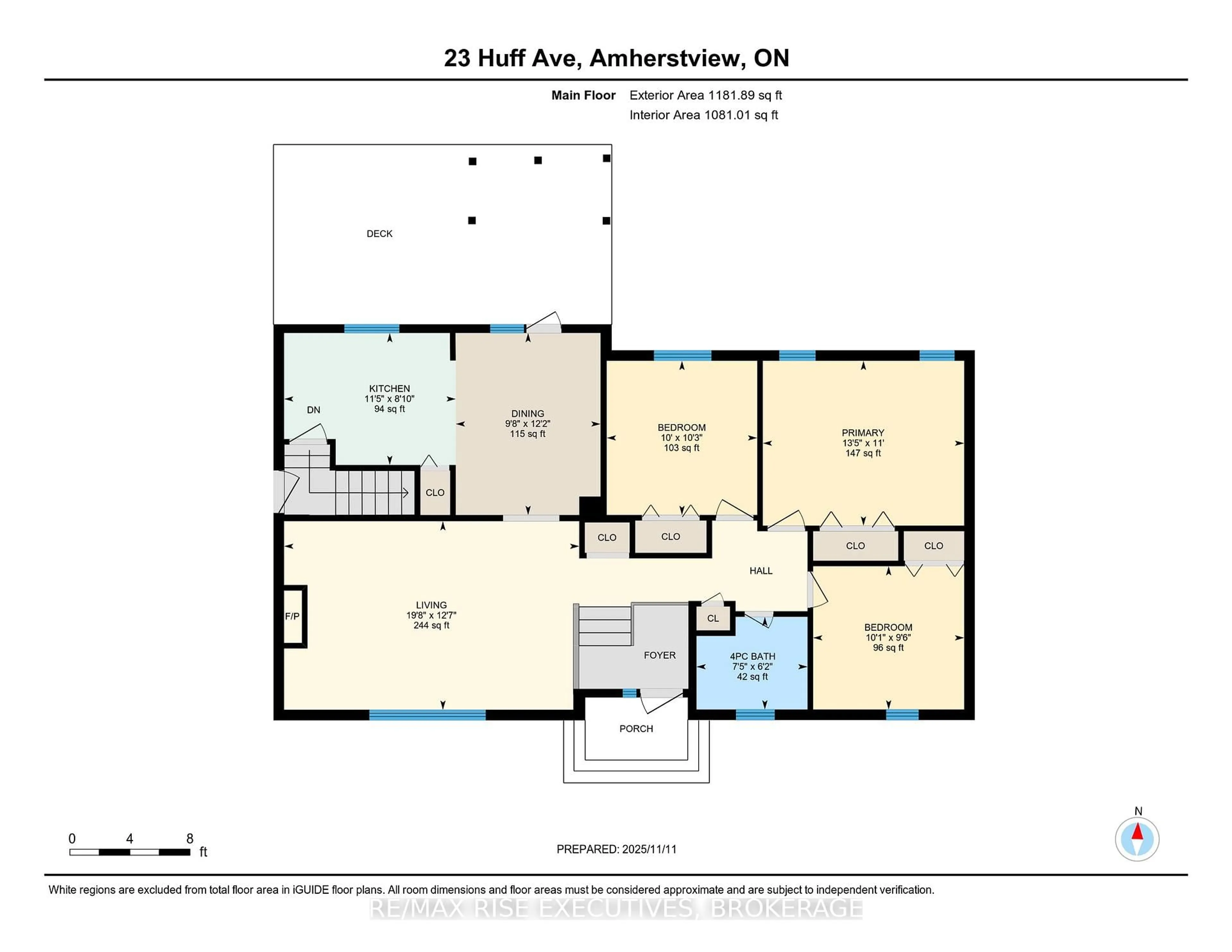 Floor plan for 23 Huff Ave, Loyalist Ontario K7N 1S5