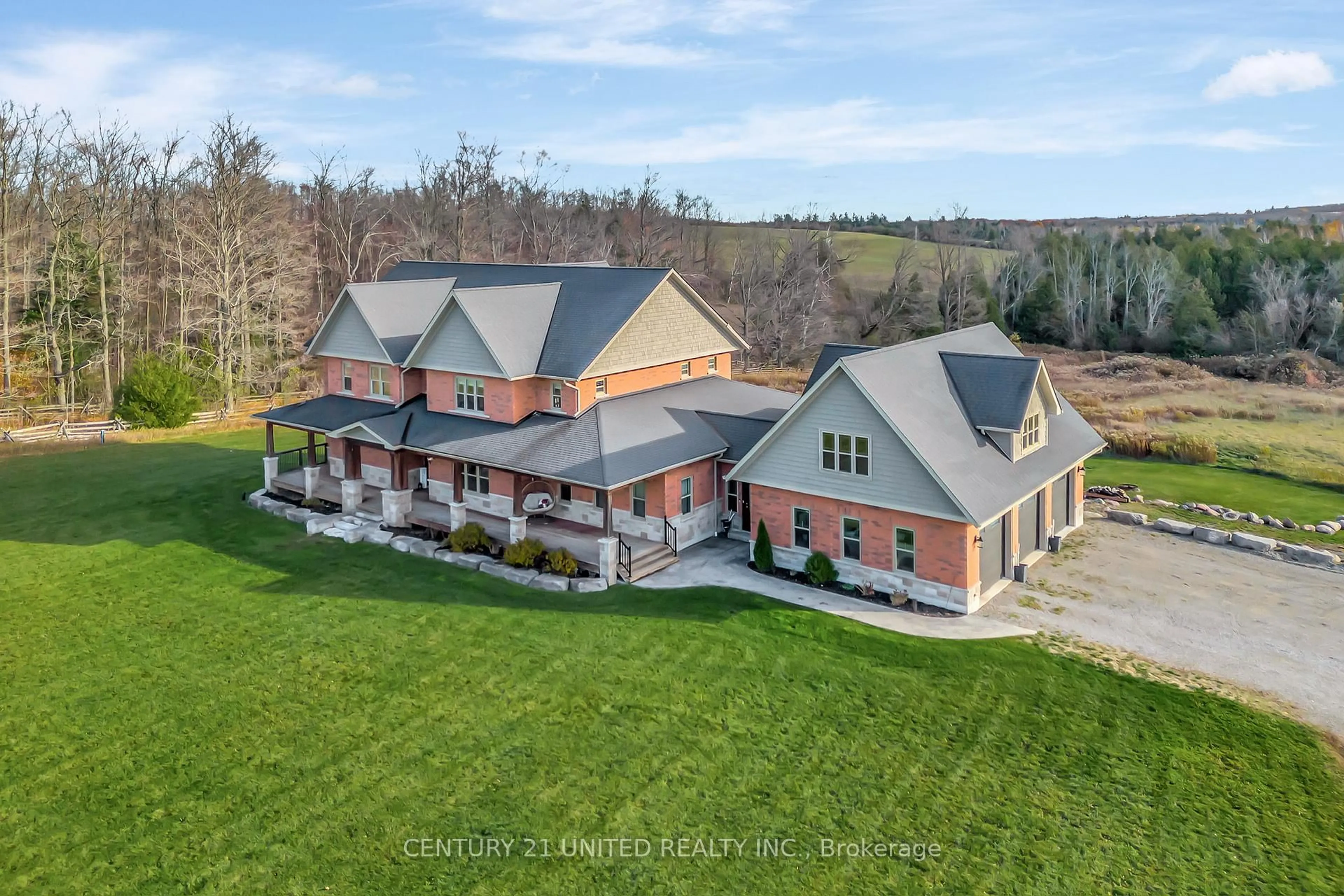 A pic from outside/outdoor area/front of a property/back of a property/a pic from drone, building for 73 Maple Ridge Dr, Kawartha Lakes Ontario K0L 2W0