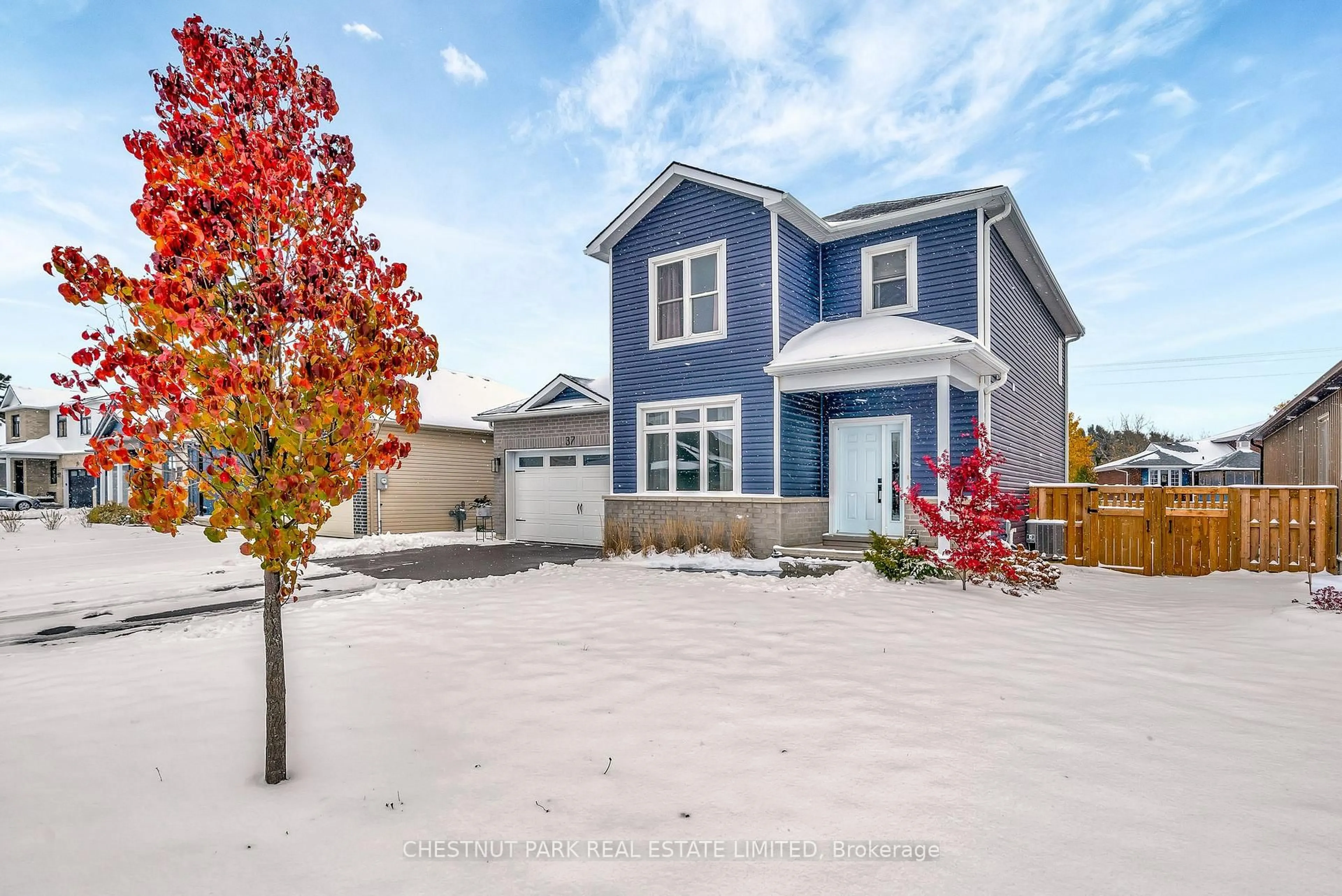 Home with vinyl exterior material, street for 37 Allen St, Prince Edward County Ontario K0K 2T0