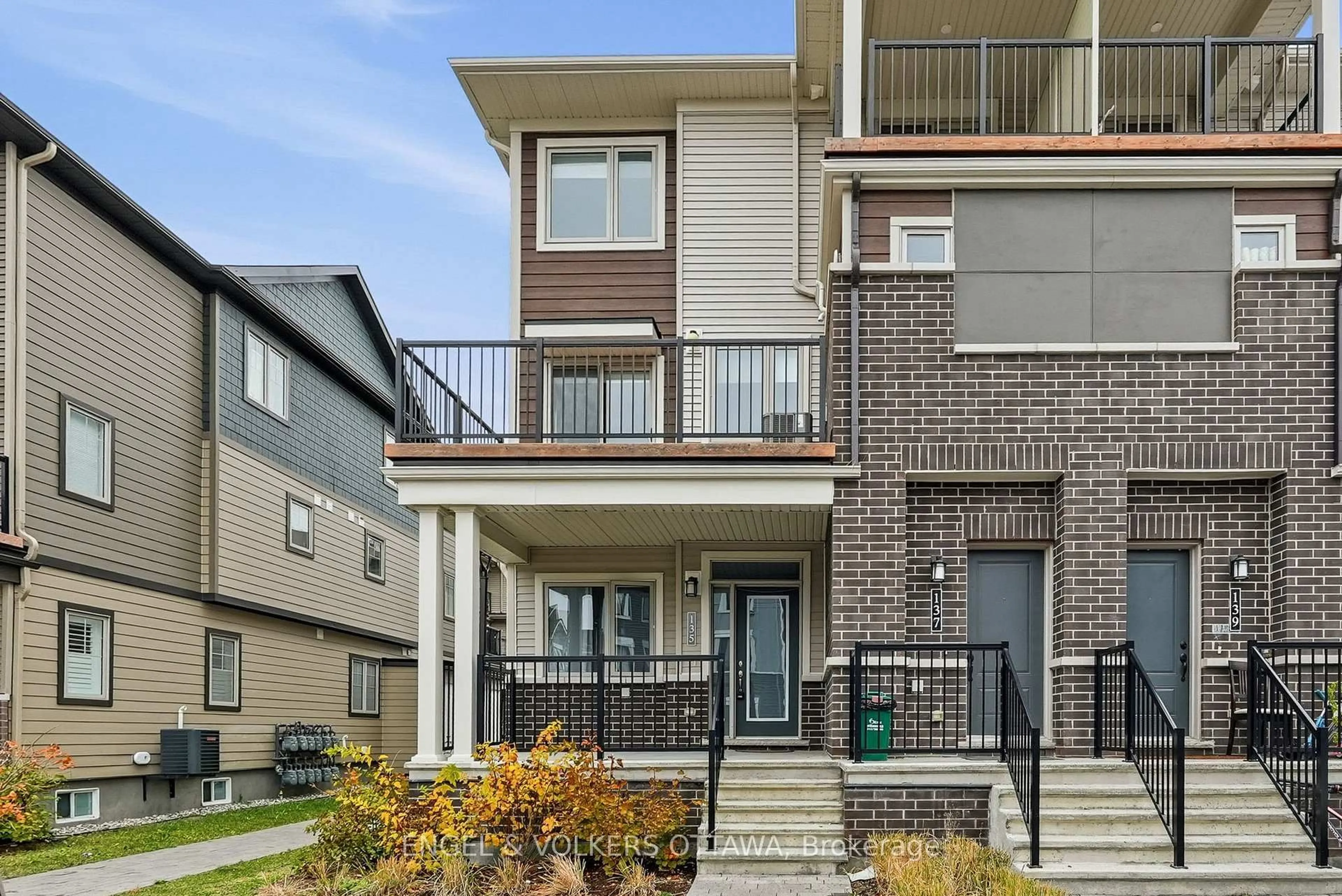 Home with brick exterior material, street for 135 Anthracite Private, Ottawa Ontario K2J 7C8