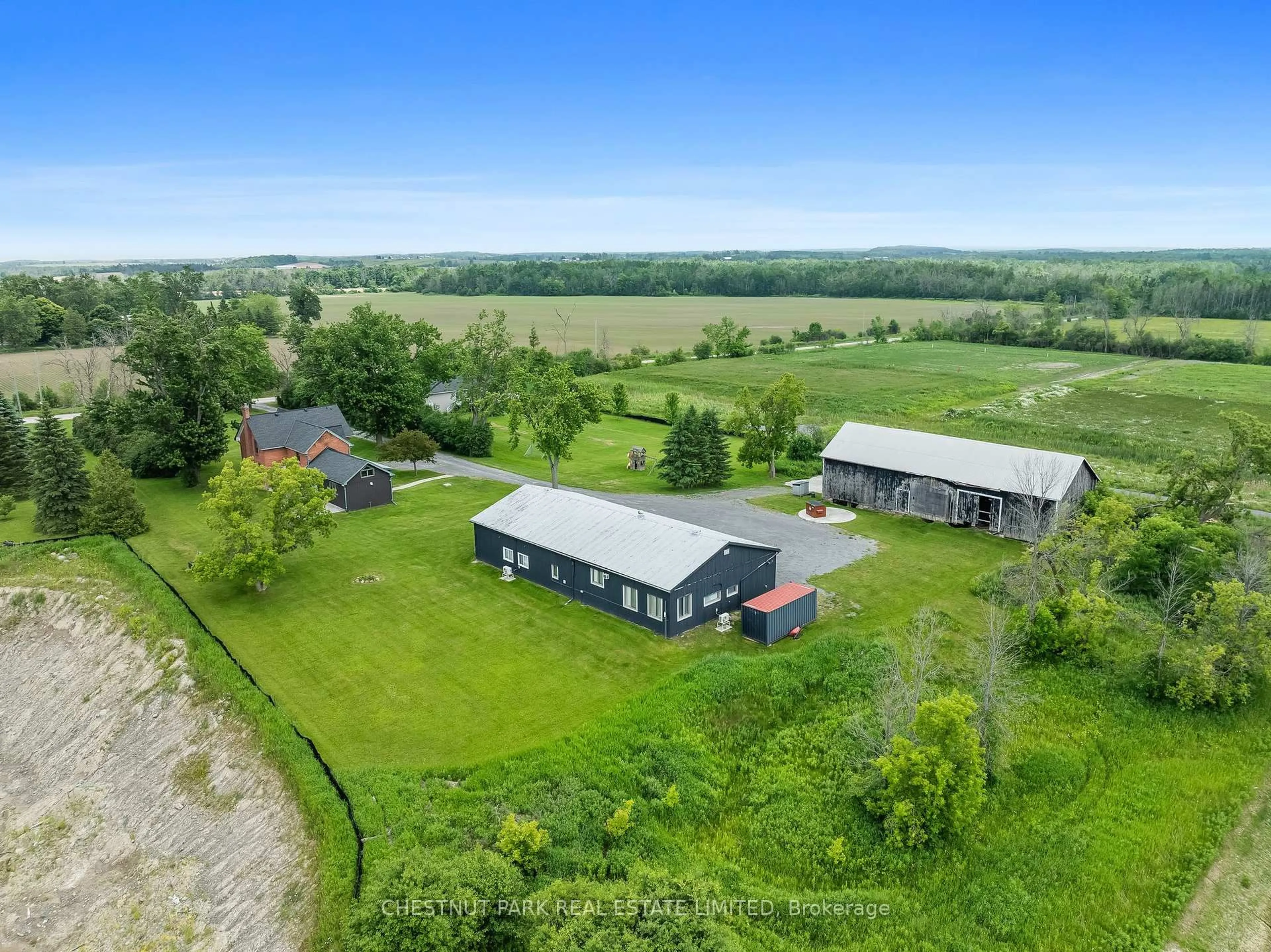 A pic from outside/outdoor area/front of a property/back of a property/a pic from drone, building for 1786 Matchett Line, Otonabee-South Monaghan Ontario K9J 6Y3