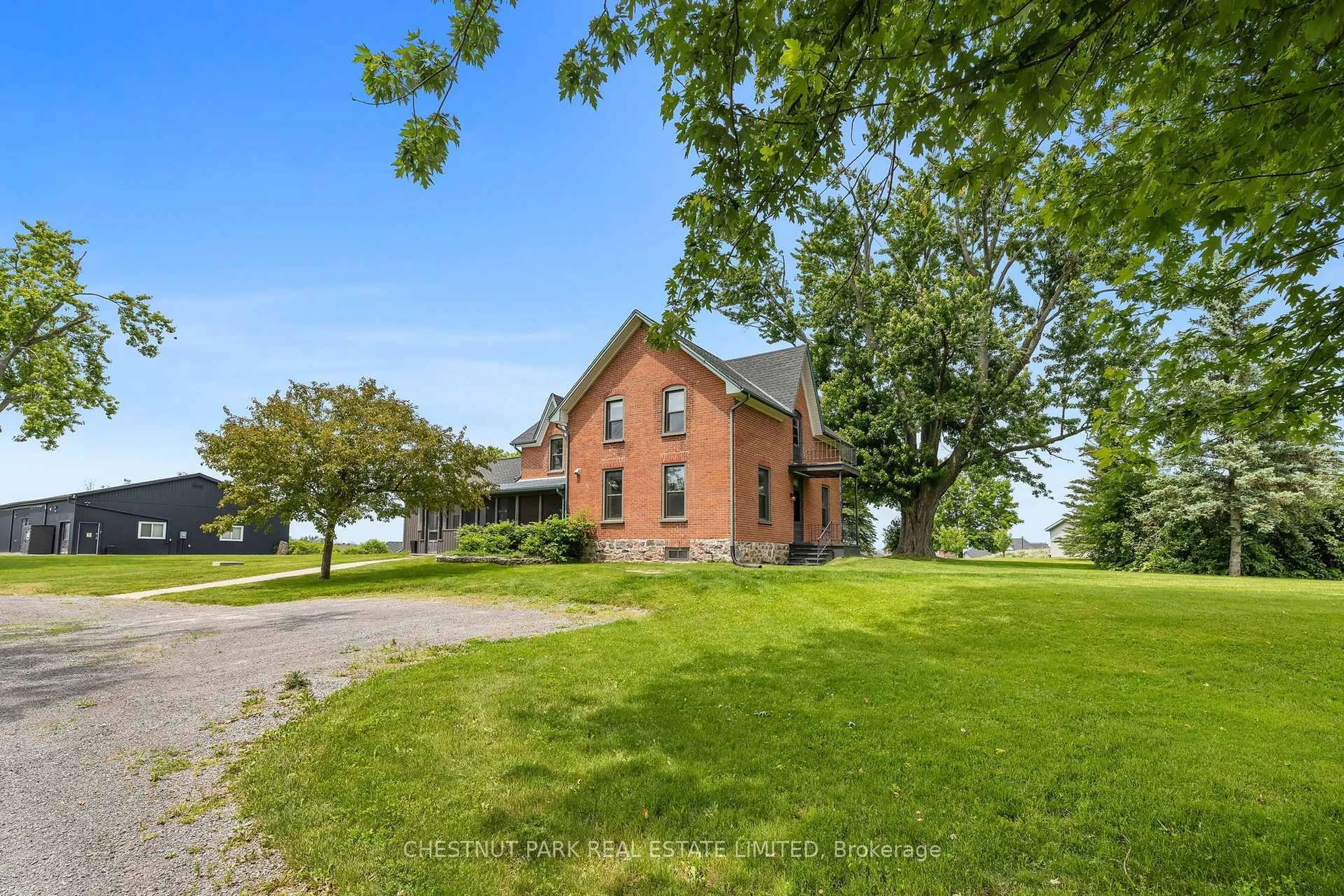 A pic from outside/outdoor area/front of a property/back of a property/a pic from drone, water/lake/river/ocean view for 1786 Matchett Line, Otonabee-South Monaghan Ontario K9J 6Y3