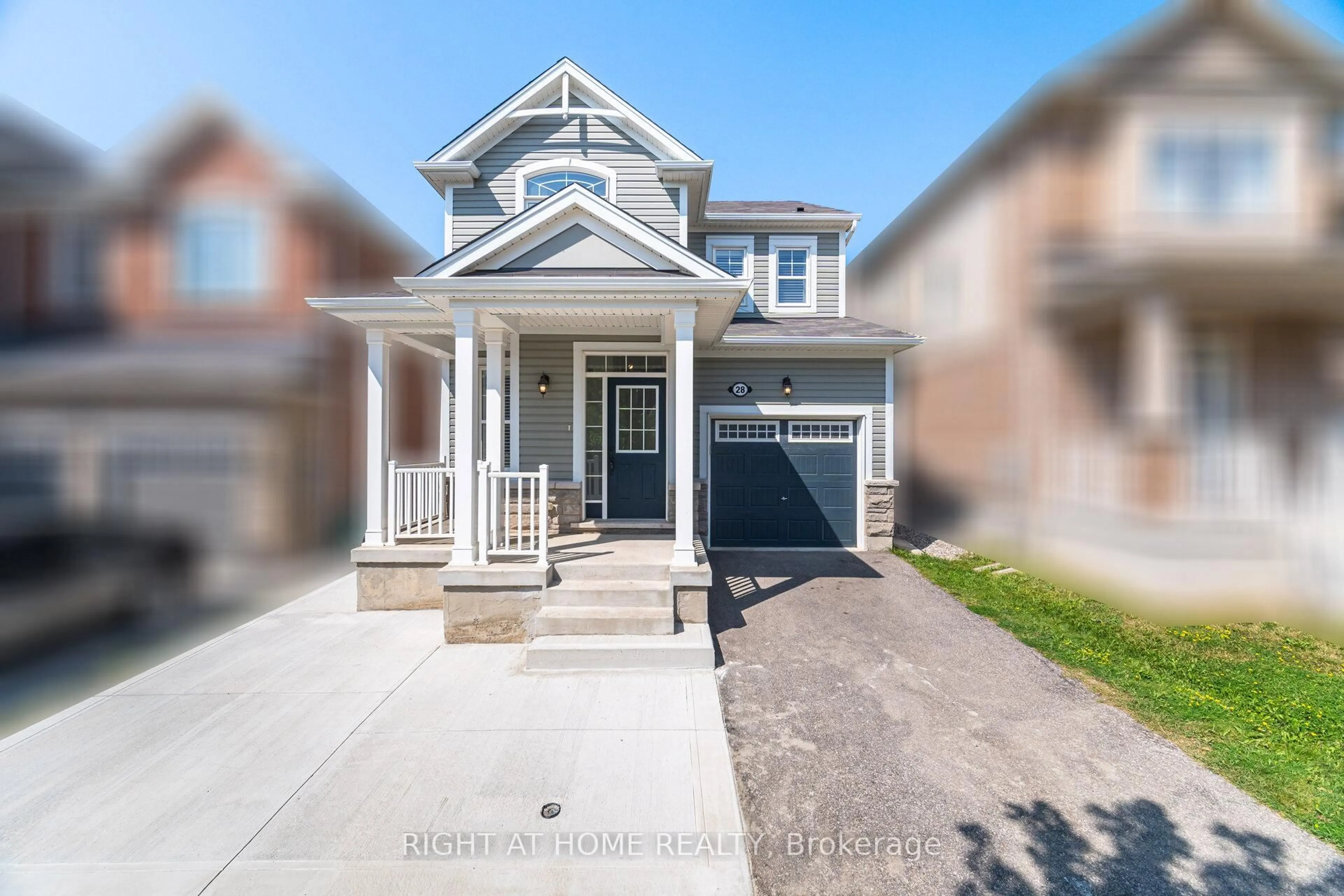 Home with brick exterior material, street for 28 Pickett Pl, Cambridge Ontario N3E 0B4