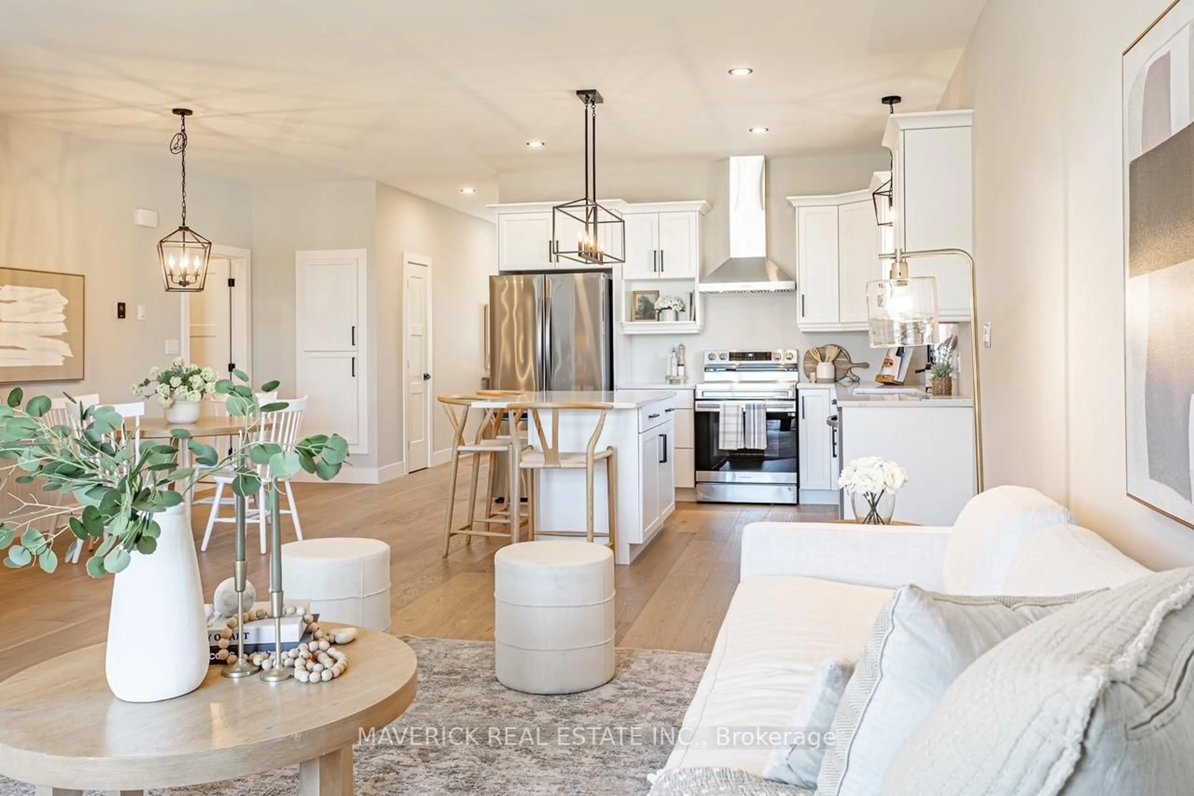 Open concept kitchen, unknown for 183 Brock St #3, Zorra Ontario N0M 2M0