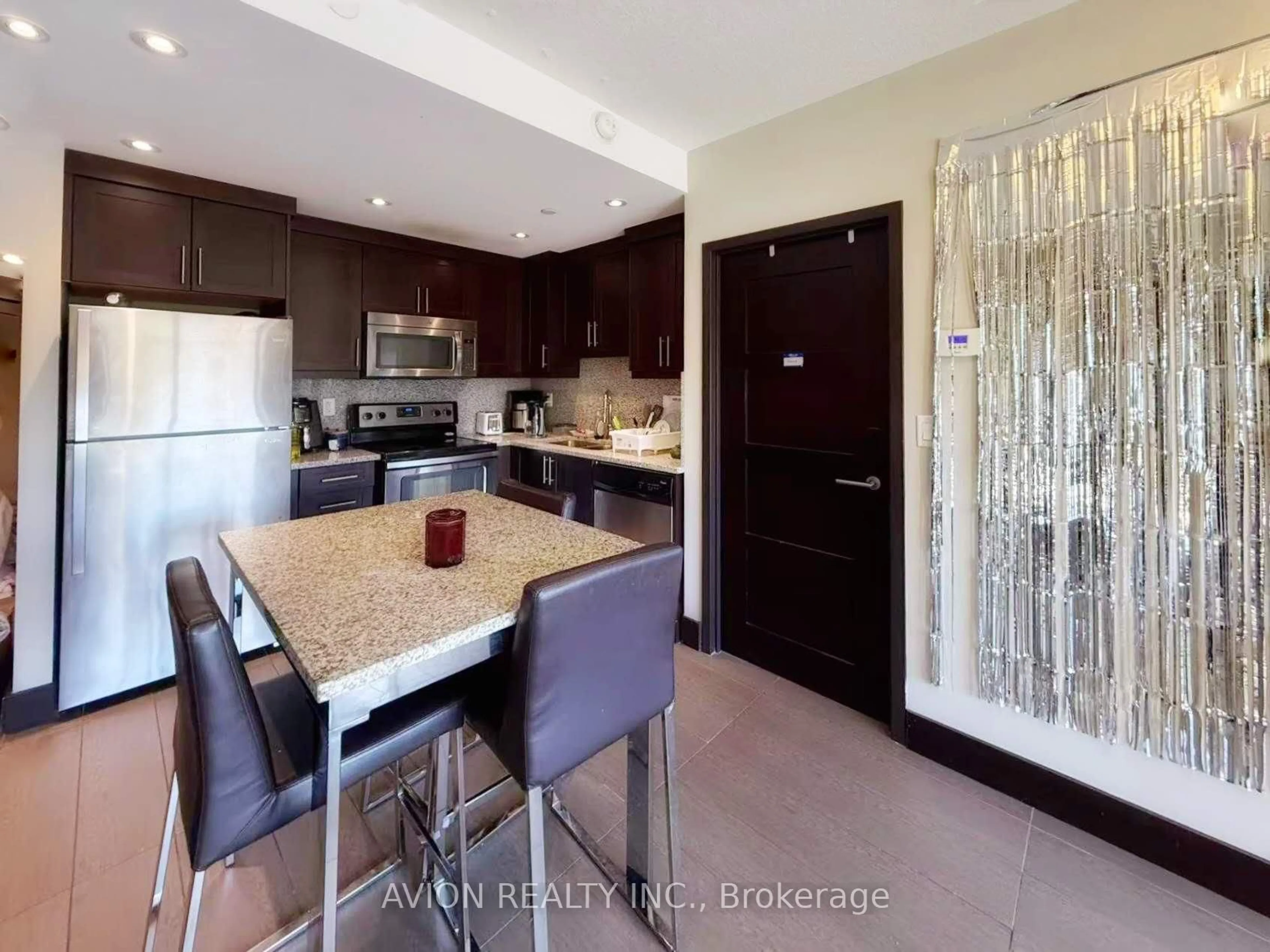 Open concept kitchen, ceramic/tile floor for 1235 Richmond St #615, London East Ontario N6A 0C1