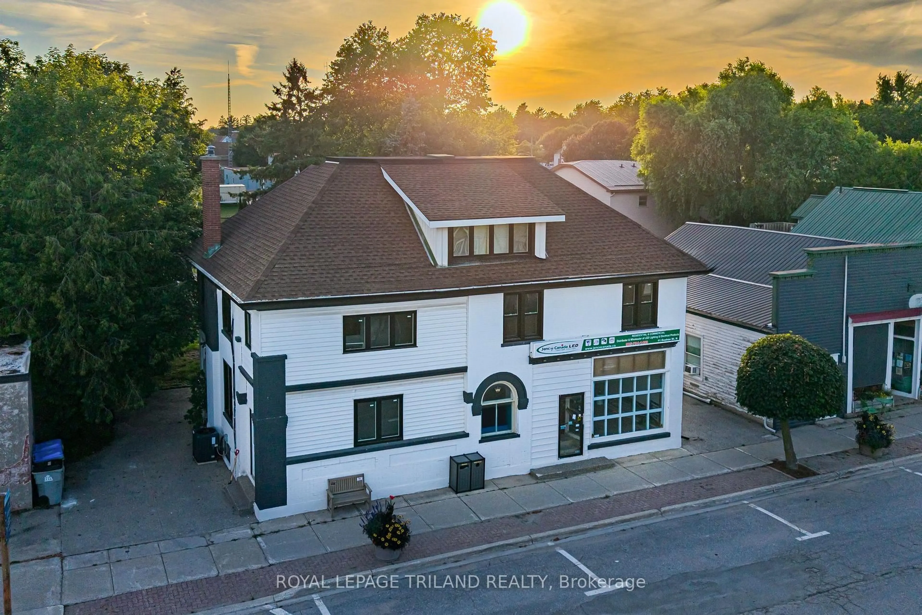 A pic from outside/outdoor area/front of a property/back of a property/a pic from drone, building for 11 Goshen St, Bluewater Ontario N0M 2T0